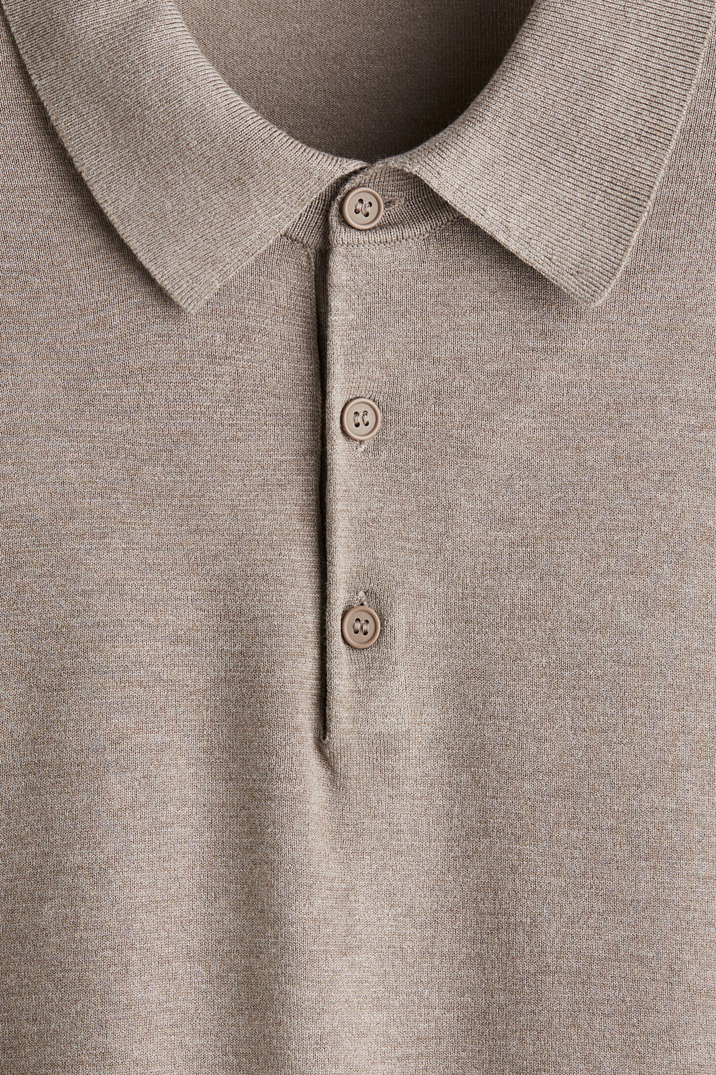 Regular Fit Fine-knit polo shirt