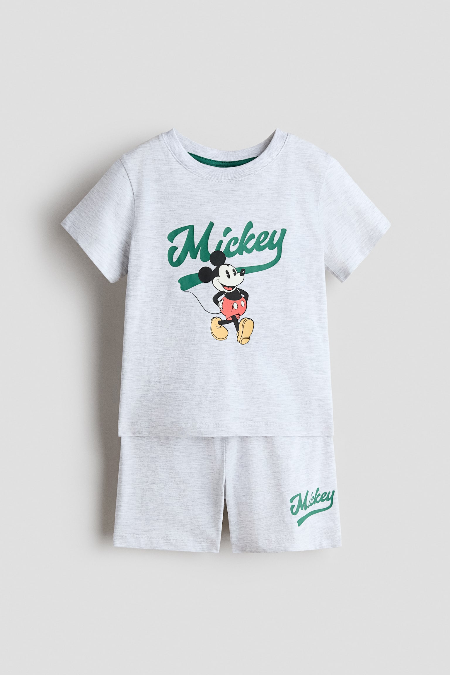 Pyjama imprimé en coton - Gris clair chiné/Mickey/Rouge/Spider-Man/Bleu/Bluey/Bleu clair/Minions/Vert/Minecraft/Vert menthe/Cars/Crème/Pokémon/Bleu foncé/Snoopy/Light blue/PAW Patrol
