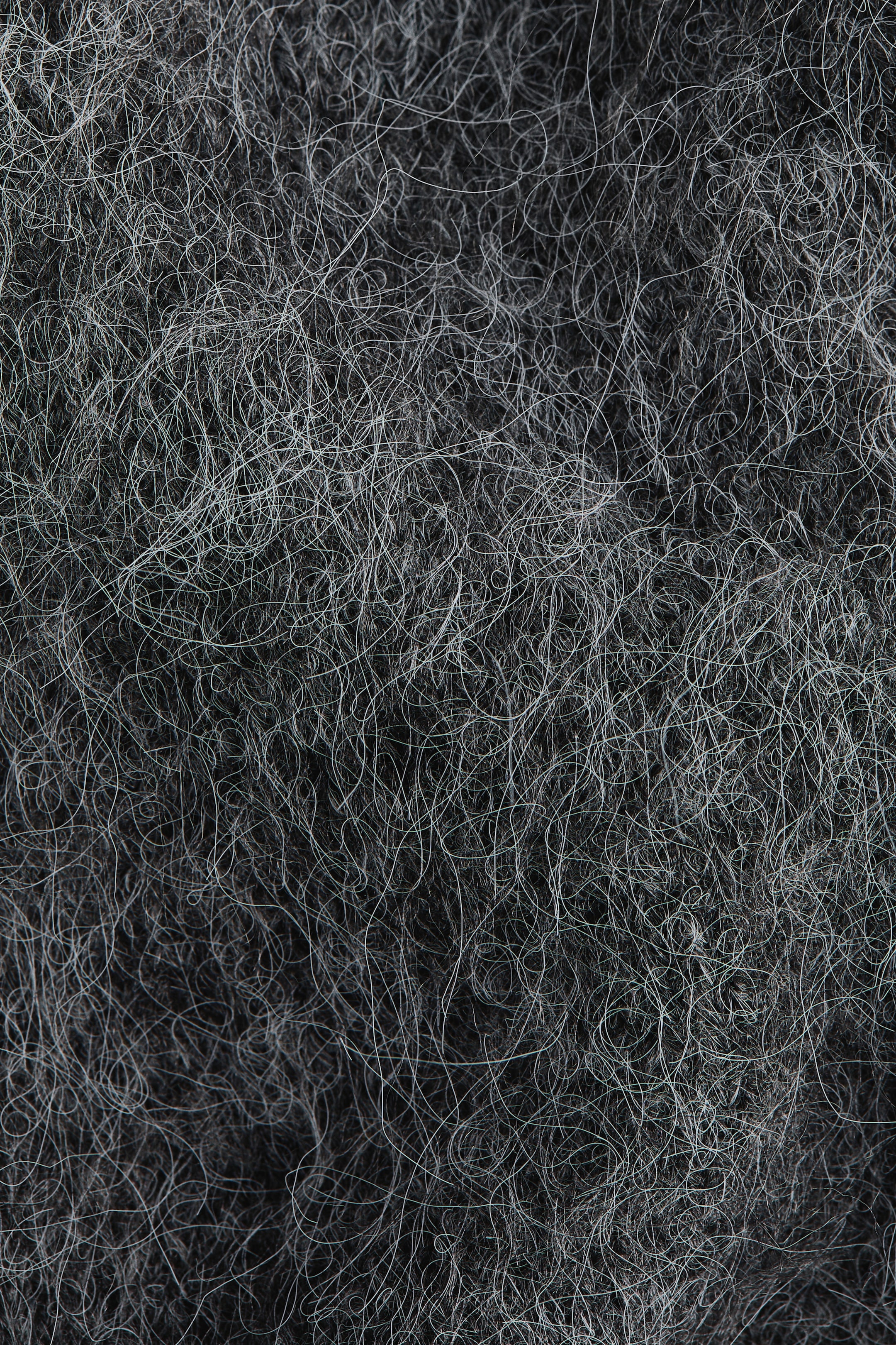 Zobraziť väčší obrázok: Knitted puff-sleeved top - Grey marl - ŽENY | H&M SK 6