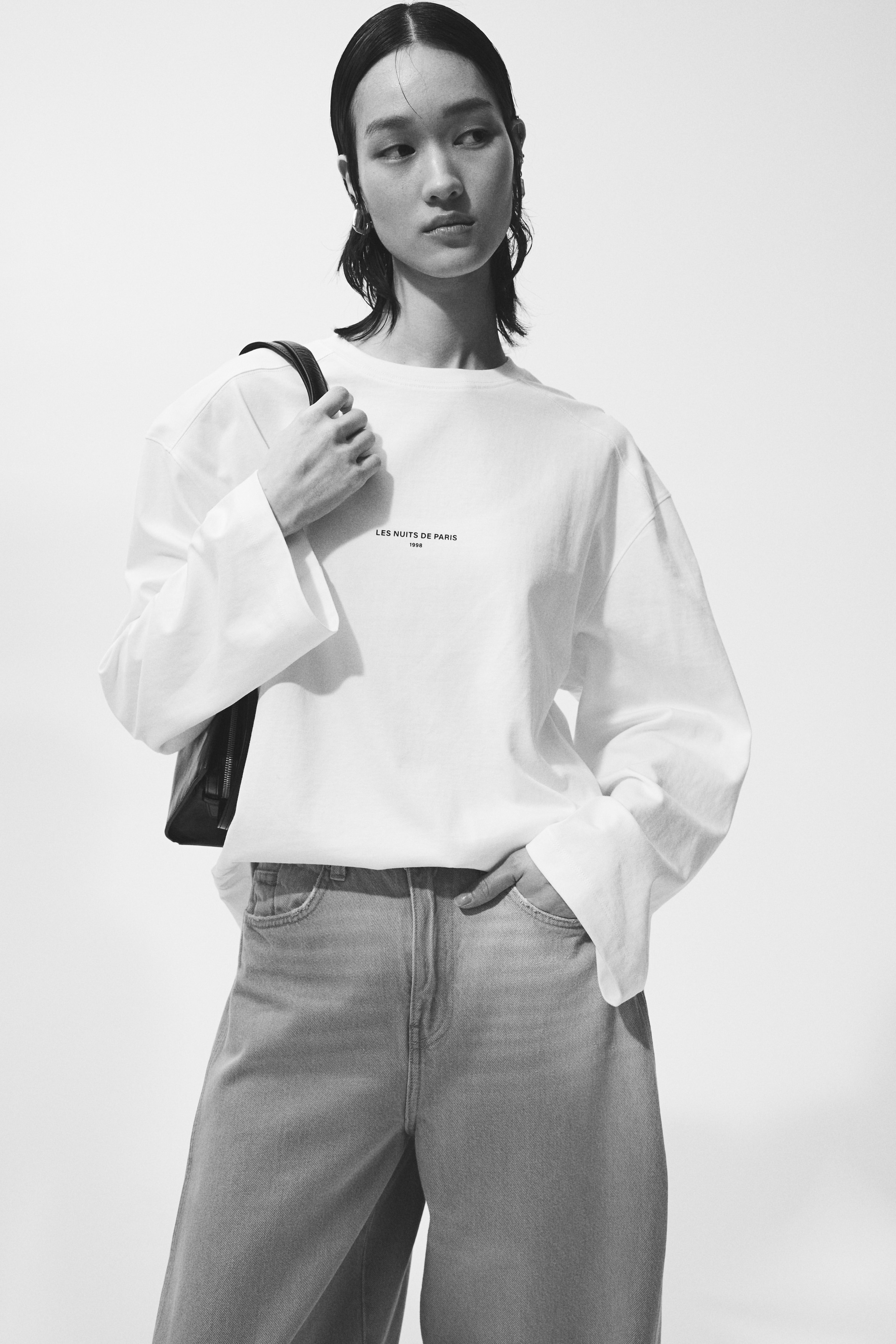 ホワイト 長袖トップス | レディース | H&M JP