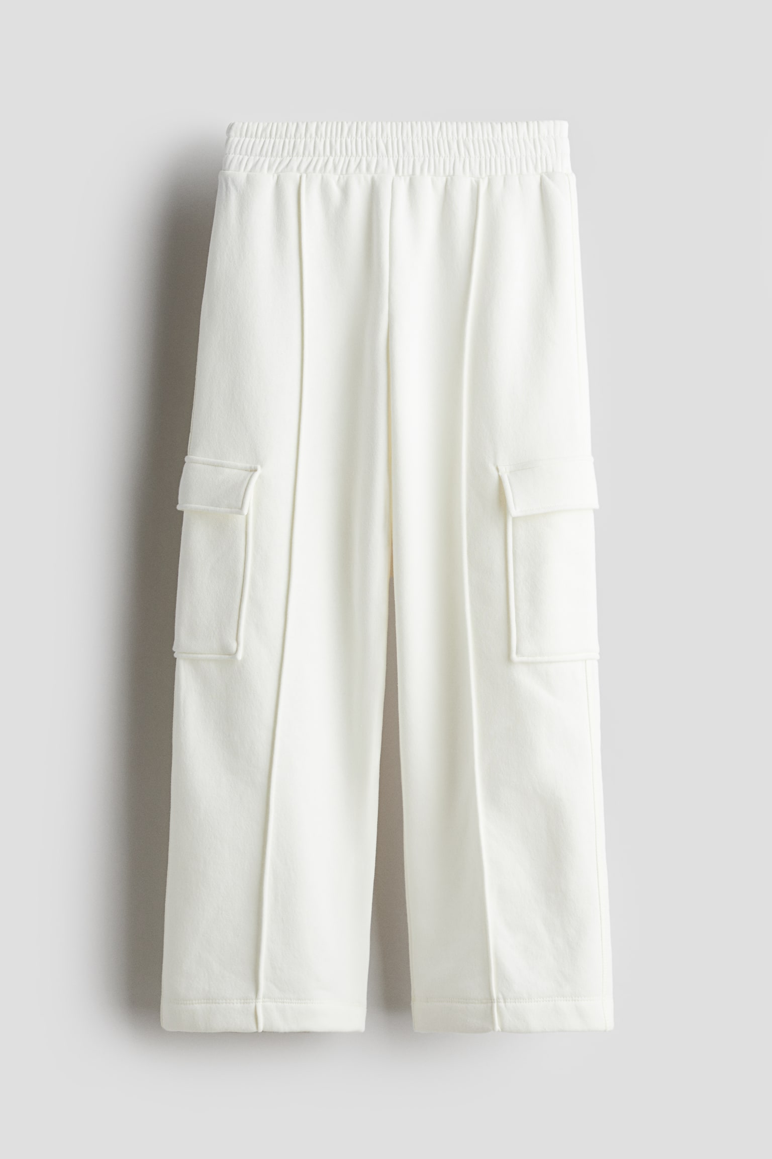 Pull-on cargo trousers - White/Dark grey - 1