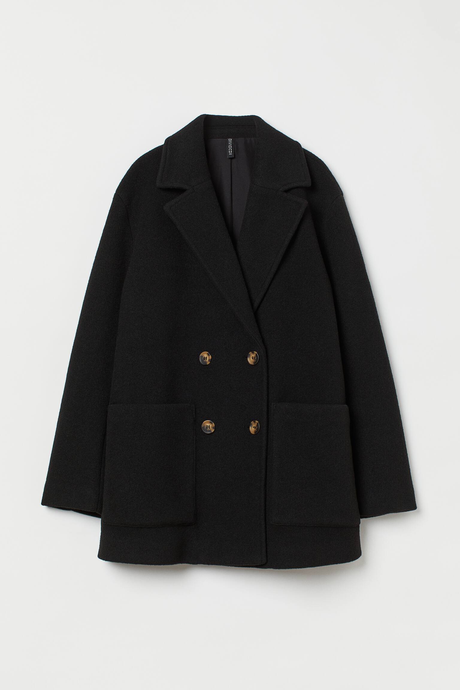 Cappotto oversize - Nero