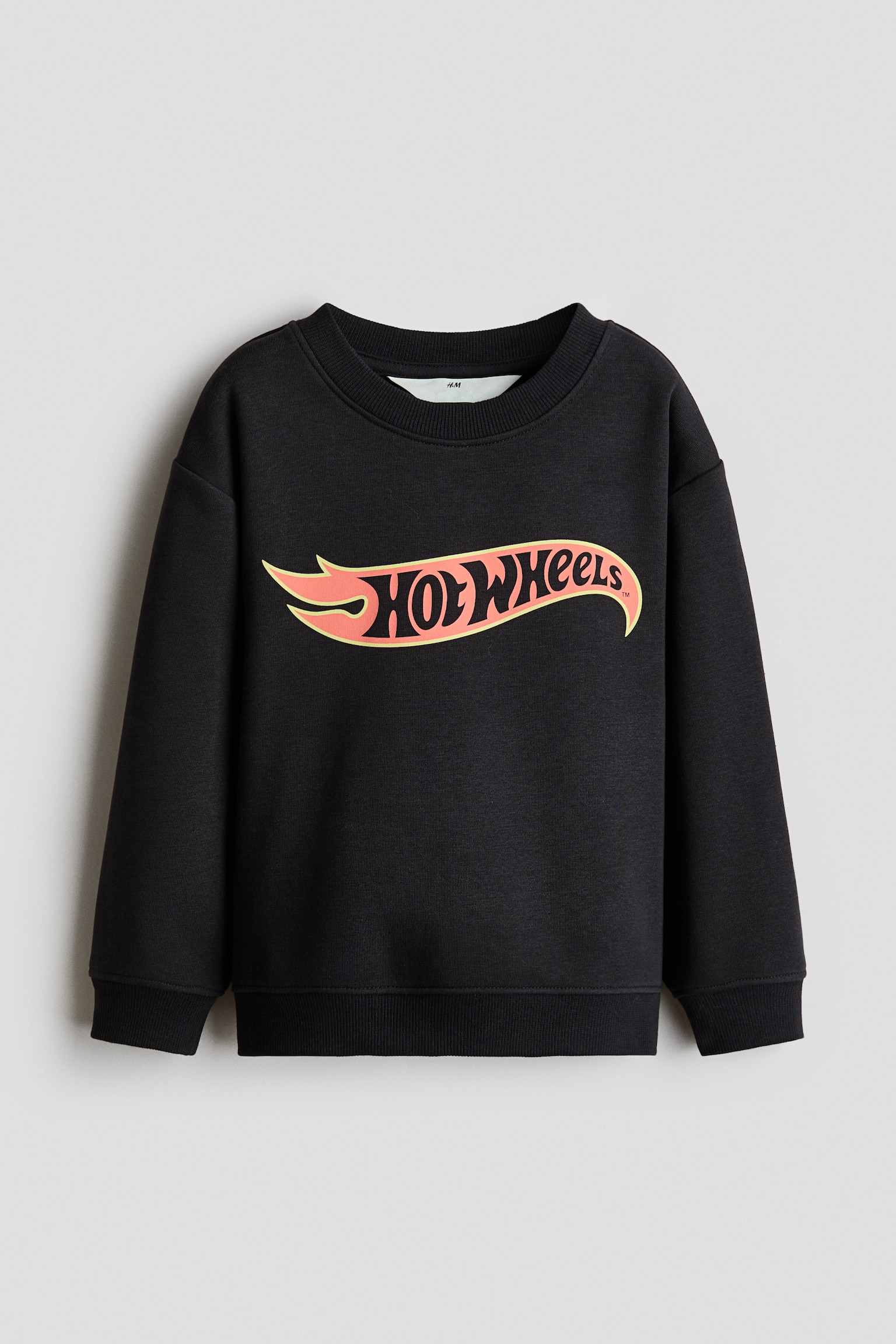 Printed brushed-inside sweatshirt - Dark grey/Hot Wheels/Light dusty turquoise/Pokémon/Dark green/Minecraft/Dark grey/Spider-Man/Light mole/Mickey Mouse
