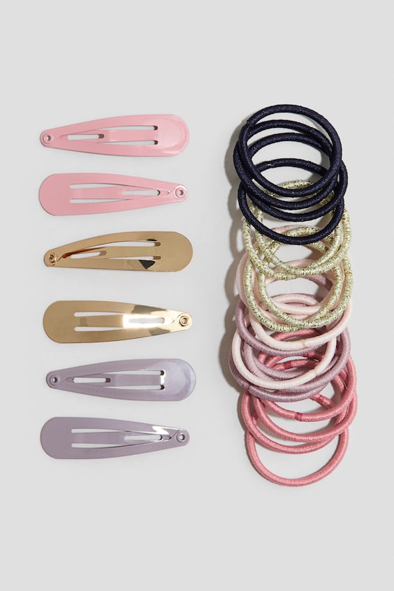 H&M Hair Elastics and Clips