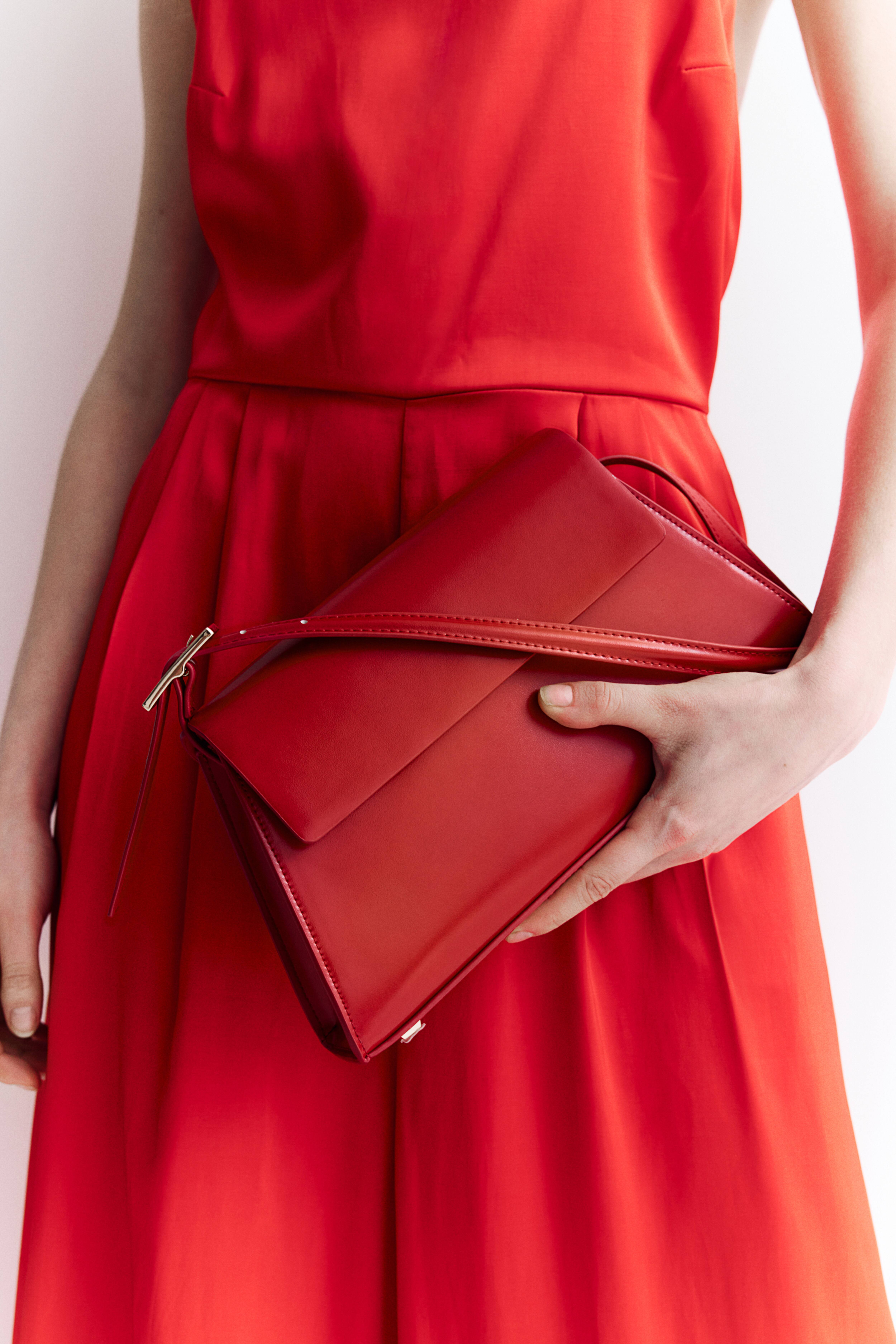 H&m fashion red bag