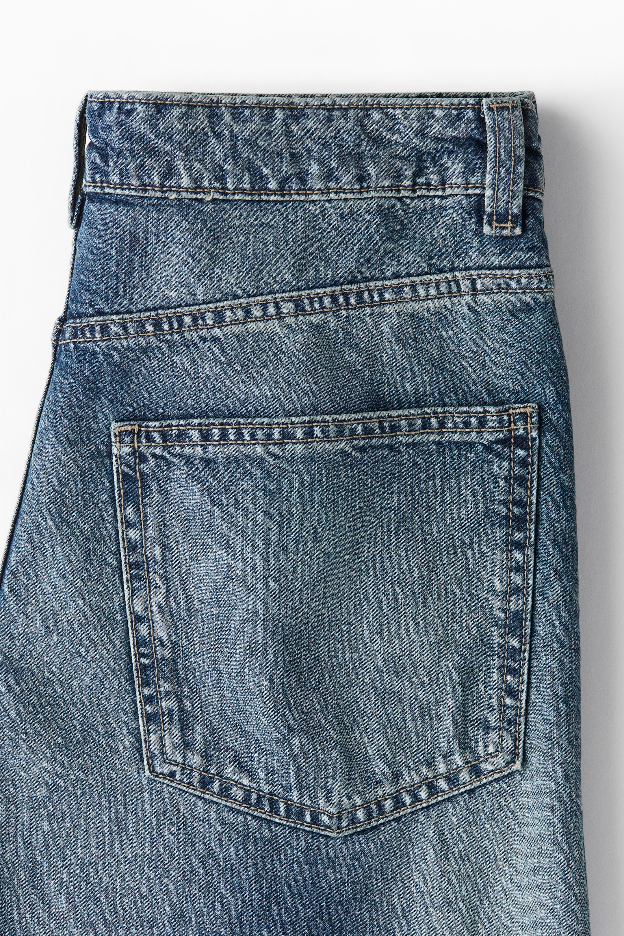 Baggy Regular Jeans - Denim blue - Ladies | H&M GB 7