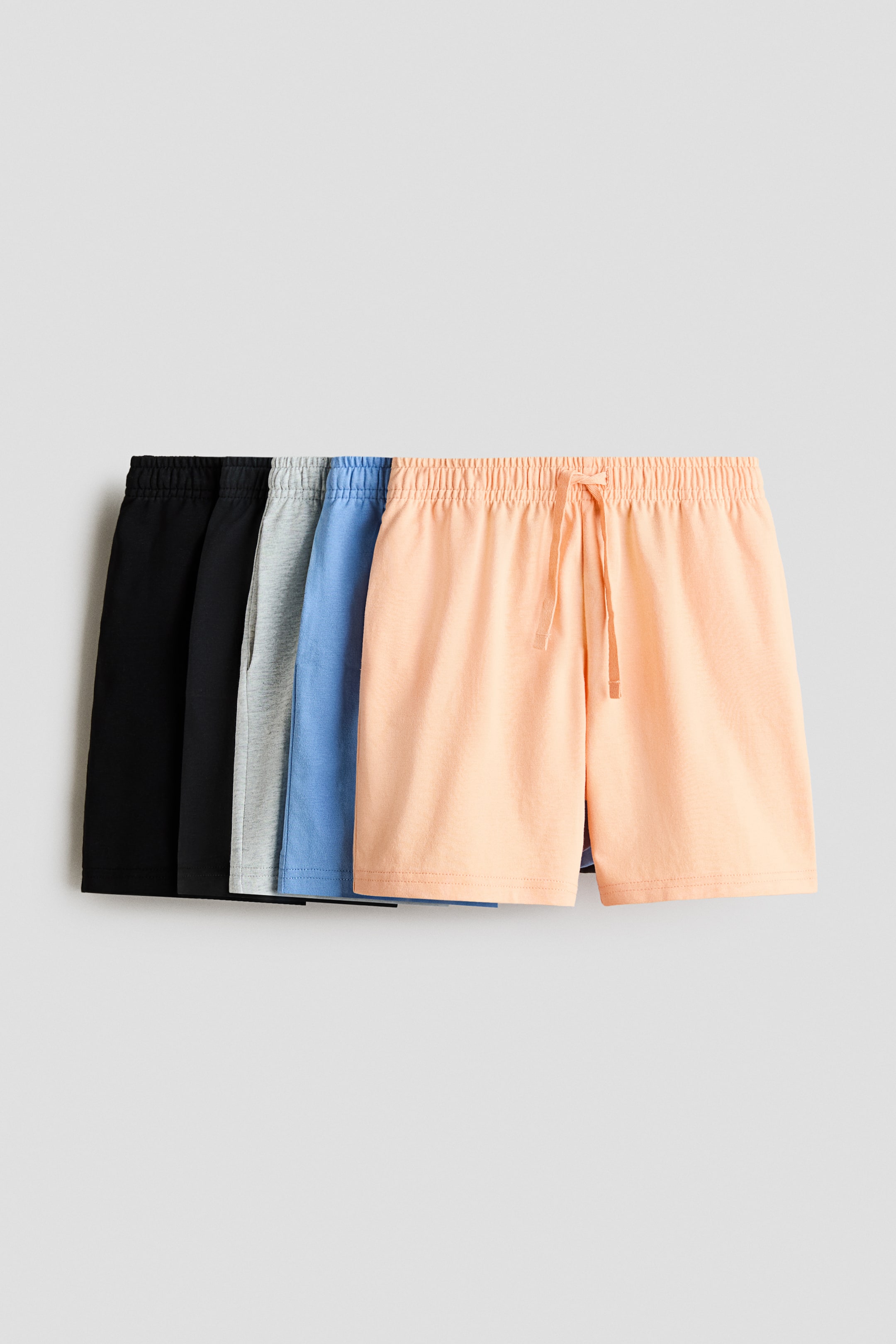 View larger image: 5-pack cotton jersey shorts - Apricot/Blue - Kids | H&M 1