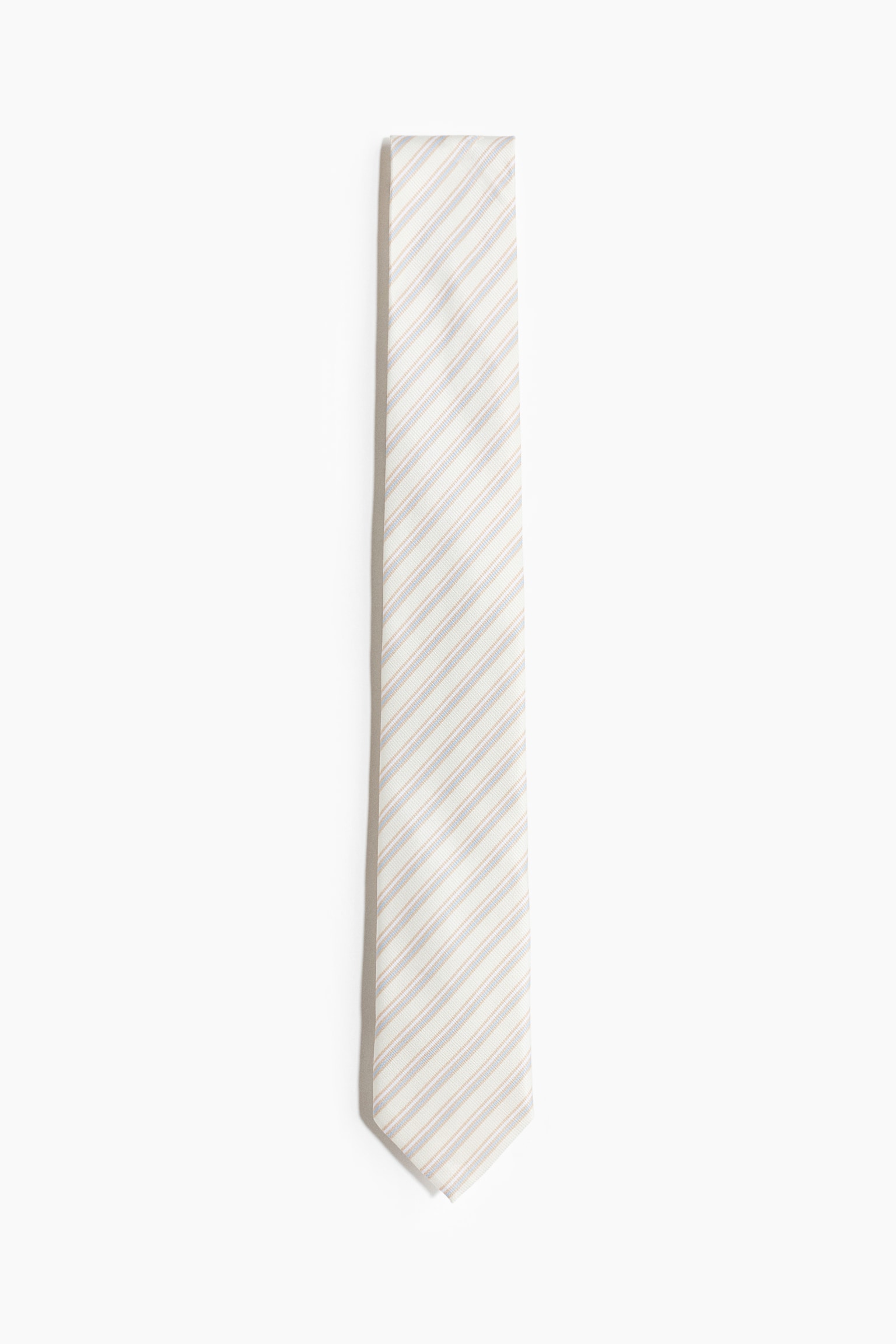 Patterned tie - Cream/Striped/Khaki green/Floral/Black/Striped