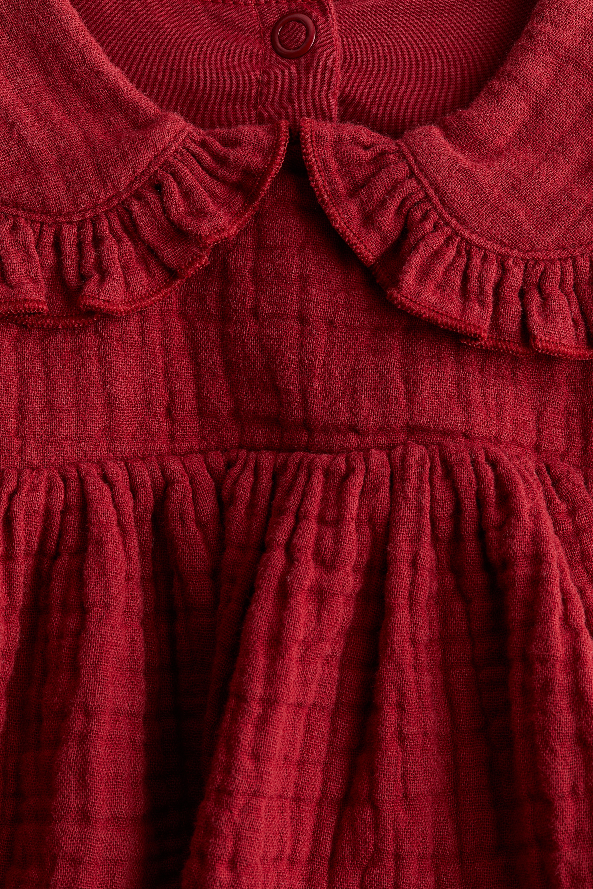 Cotton Muslin Bodysuit Dress