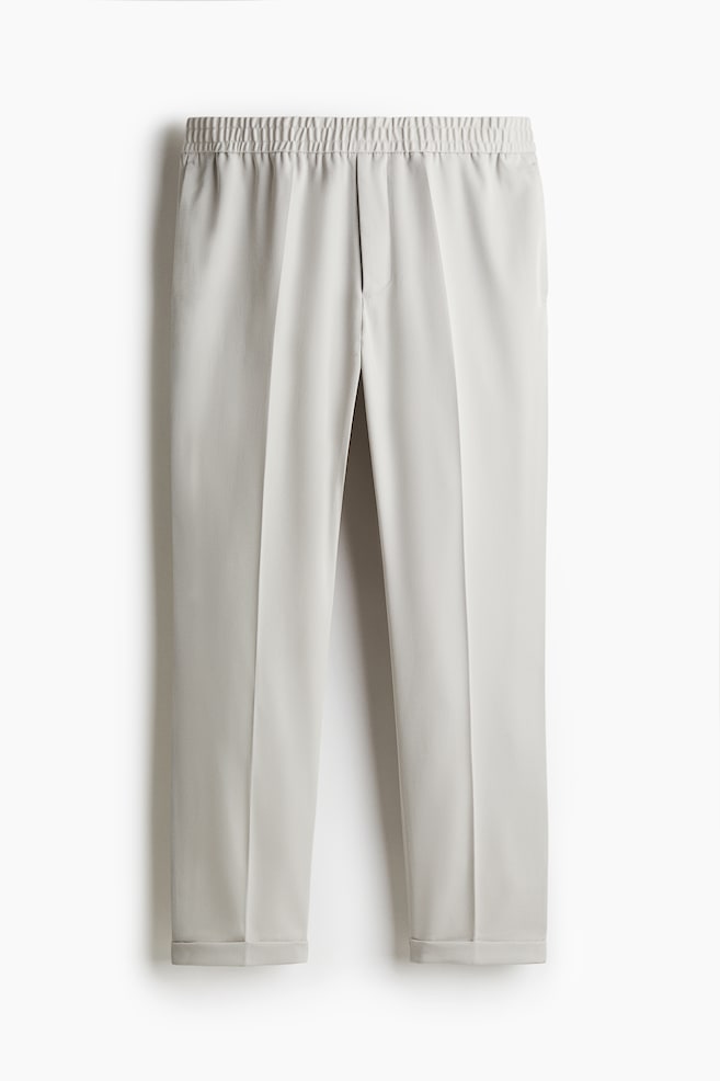 Pantalon Coupe Amincie en sergé - Beige clair - 1