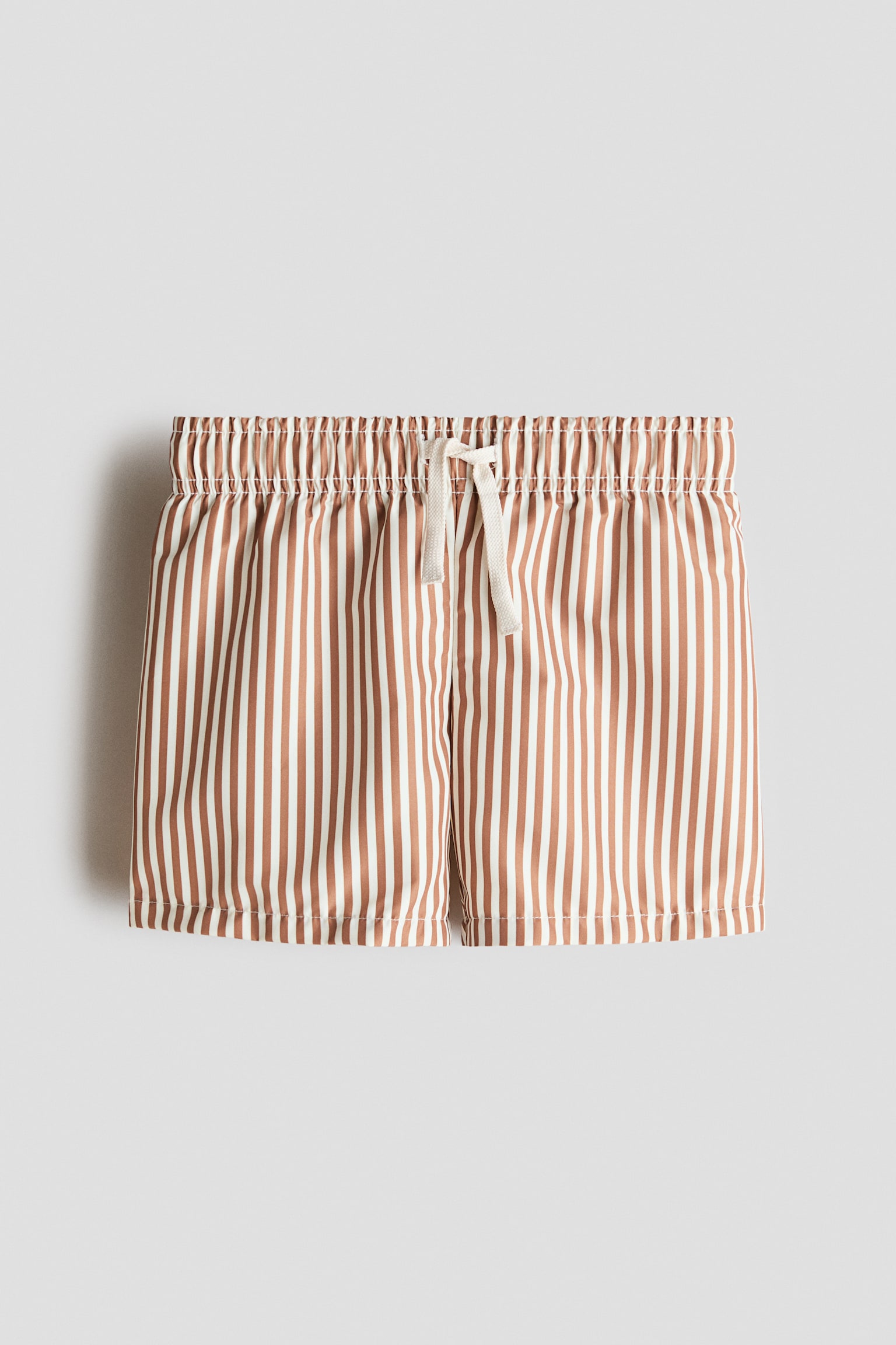 Printed swim shorts - Warm brown/Striped/Light blue/Whales/Green/Striped/Navy blue/Patterned/Light blue/Patterned/Blue/Turtles/Bright blue/Striped/Green/Crocodiles/Light blue/Striped/Blue/White striped/Blue/Starfish/Turquoise/Pineapples/Blue/Seashells/Light beige/Dinosaurs/Turquoise/Suns - 1