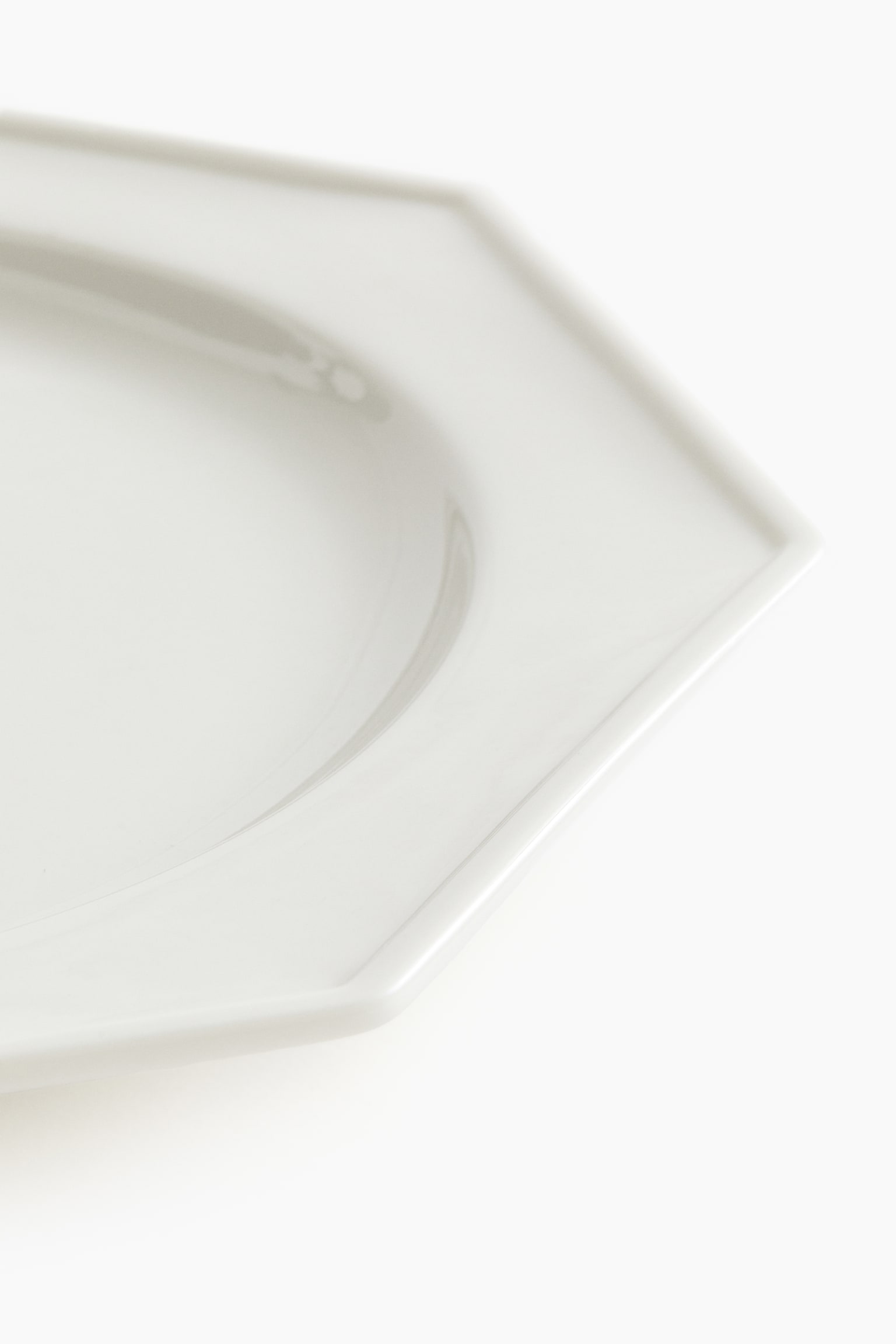 Porcelain dinner plate - White - 3