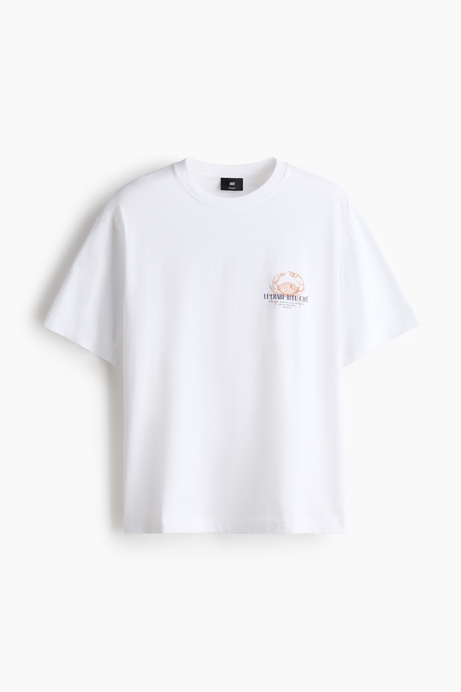 Loose Fit Printed T-shirt - White/Crab/Dark grey/No Defeat/Light blue/Non Redibit/Peach pink/Echo Park/White/NYC Run Club - 2