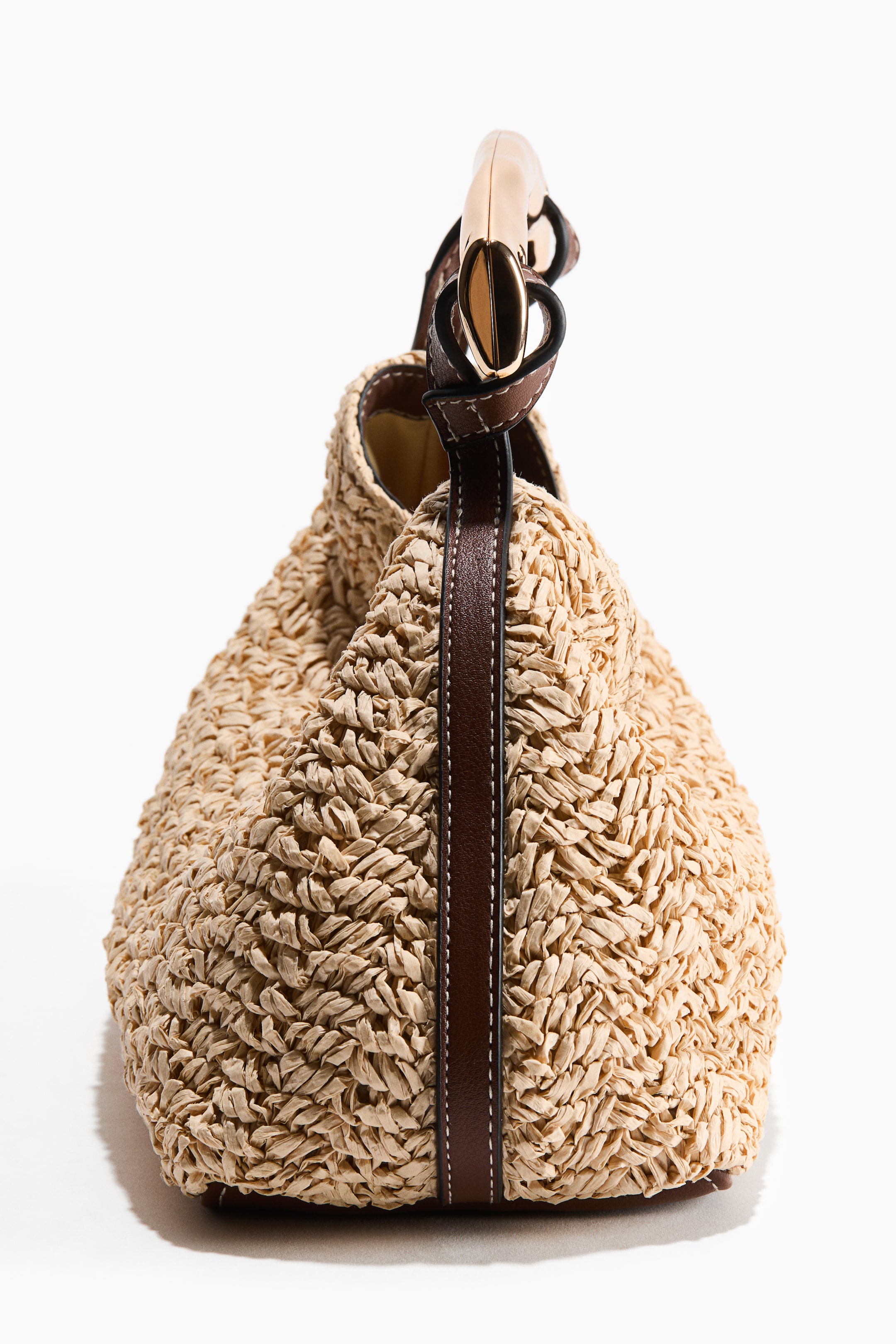 Sac à main avec poignée en métal