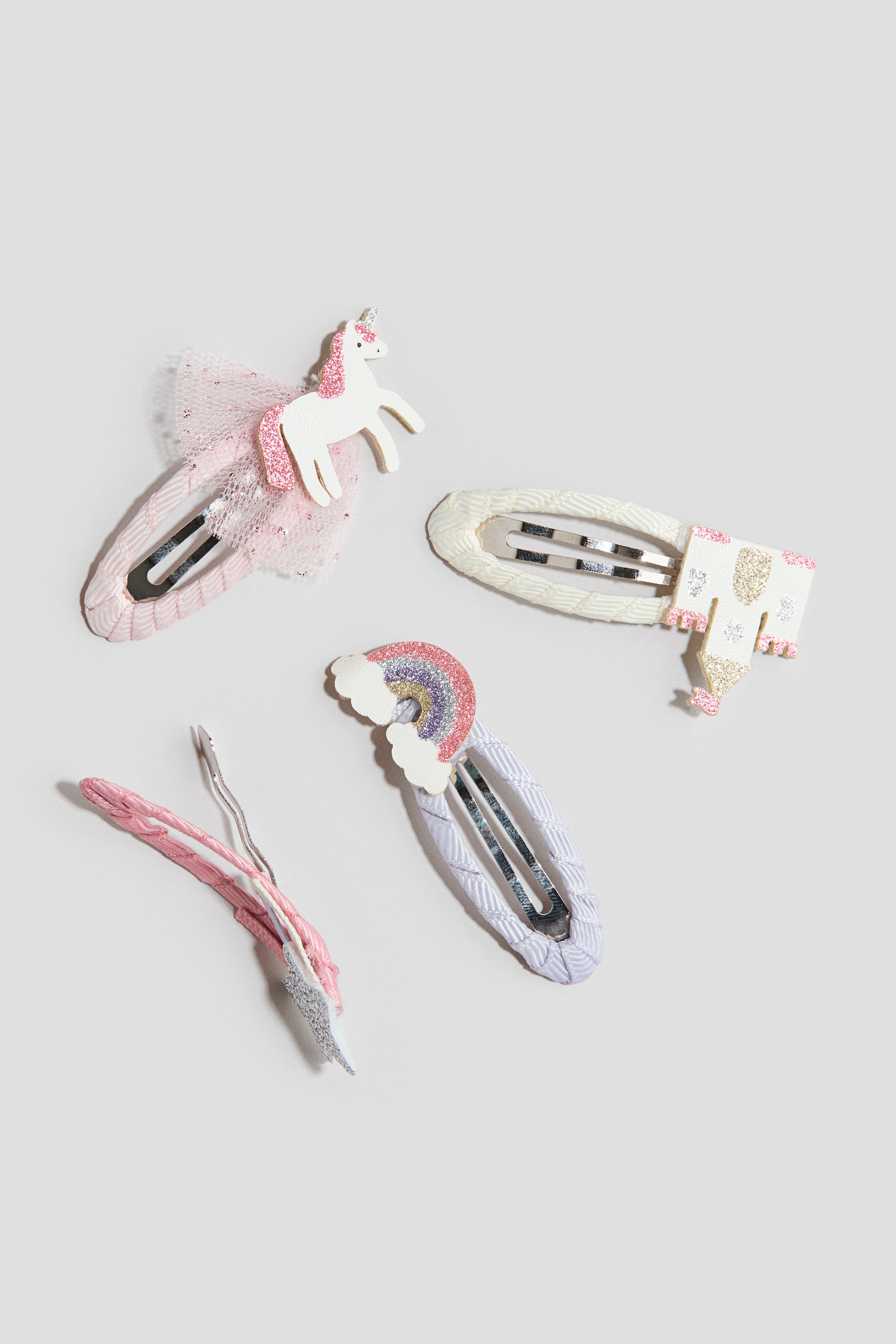 H&M 4-Pack Appliquéd Hair Clips — фото 2