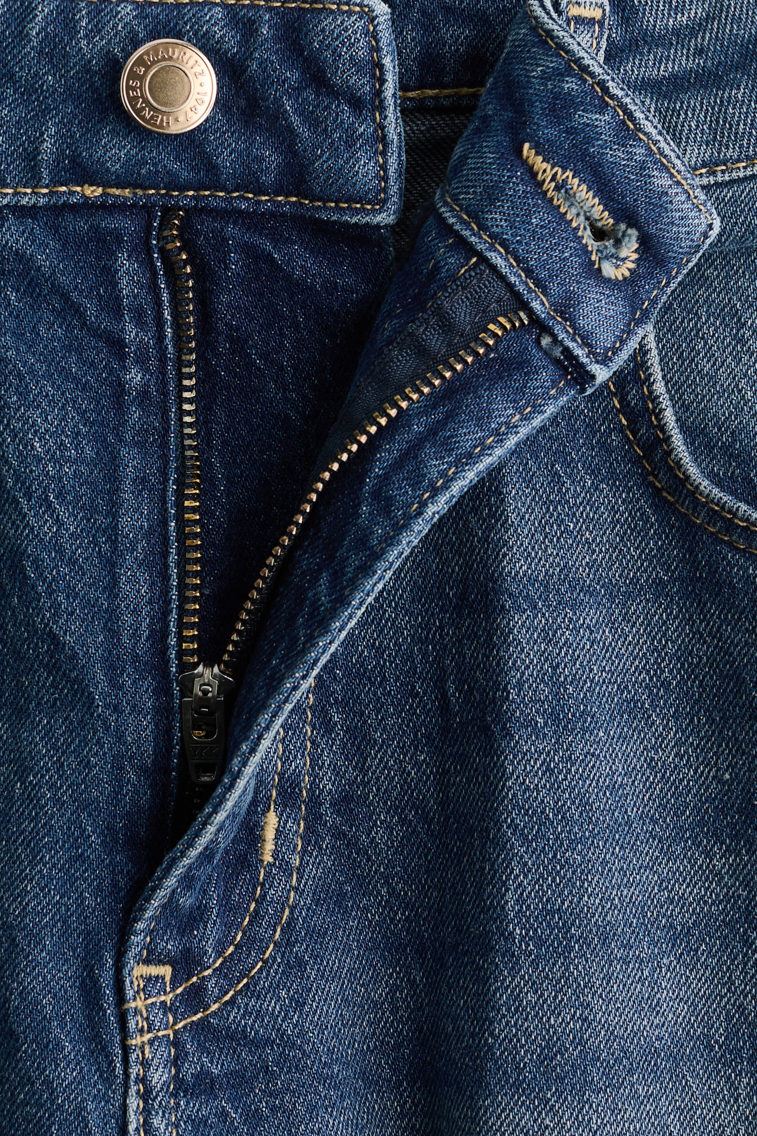 Wide High Jeans - Dark denim blue/Denim blue/Light denim blue/Dark denim grey/Navy denim blue/White/Denim blue/Dark denim blue/Navy denim blue/White/Denim blue/Light denim blue/Denim blue/Dark denim blue - 7