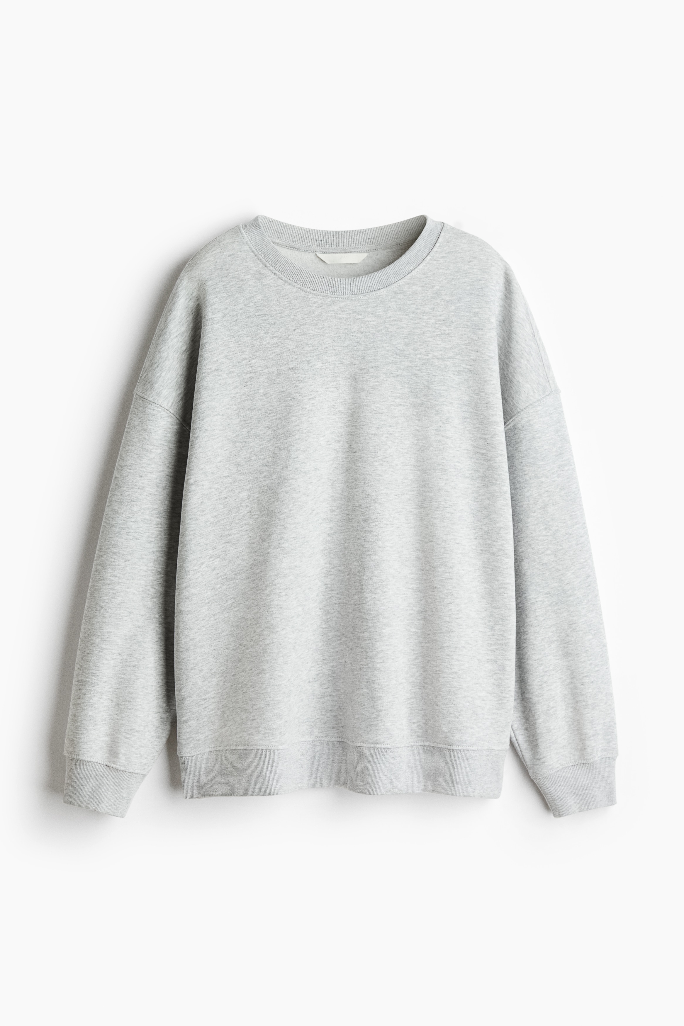 Oversized Sweatshirt - Light gray melange/Dusty purple/Dark taupe/Dark grey/Black/Black/Navy blue