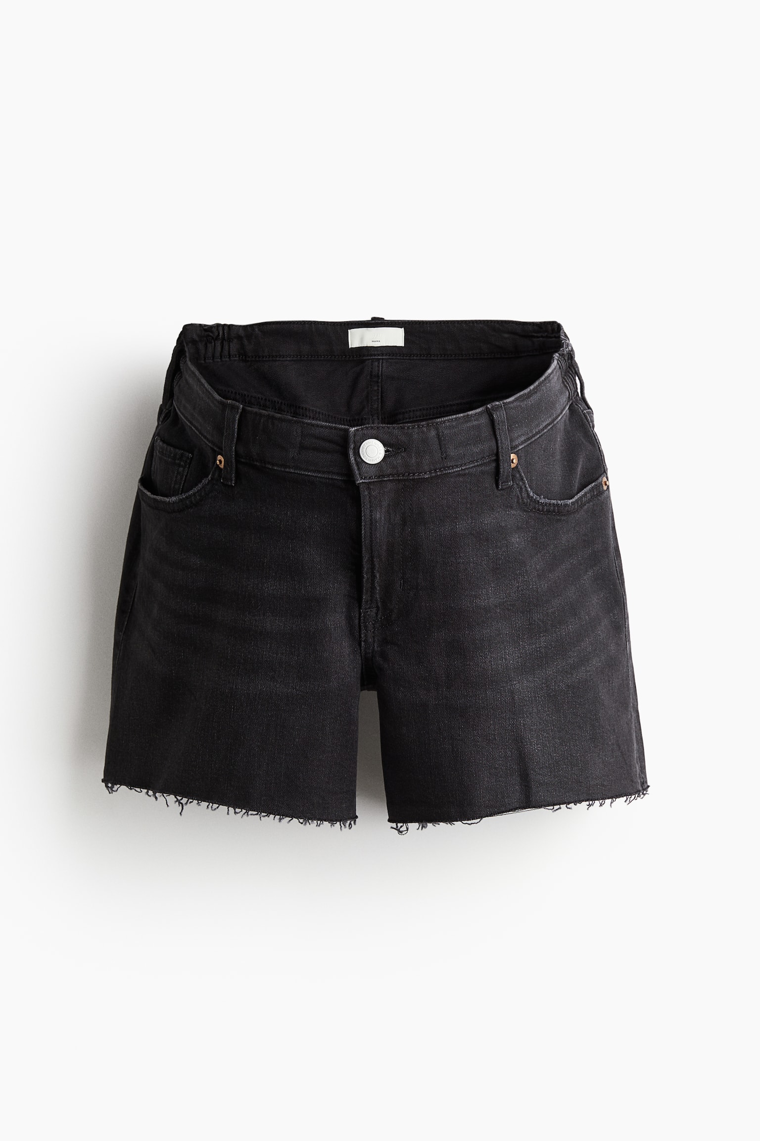 MAMA Before & After Denim Shorts - Dark grey/Denim blue - 2