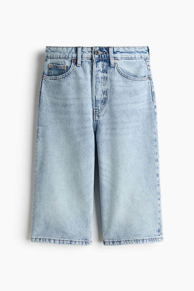Denim Bermuda Shorts - Light denim blue/Light denim blue/Dark denim blue - 1