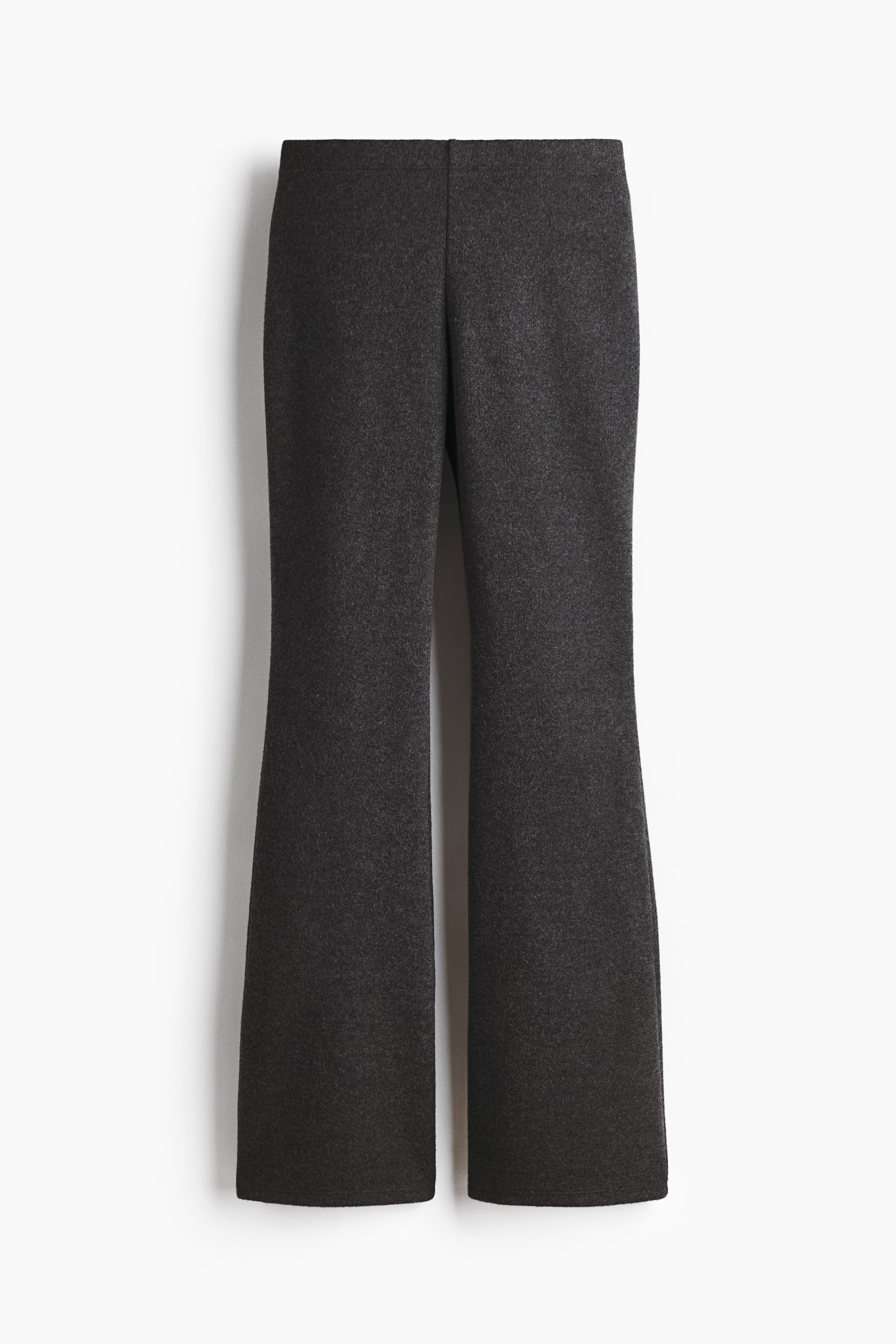 View larger image: Flared knitted trousers - Dark grey - Ladies | H&M IN 1