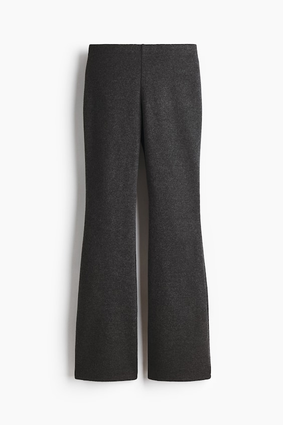 Женские брюки H&M Flared Knit Pants
