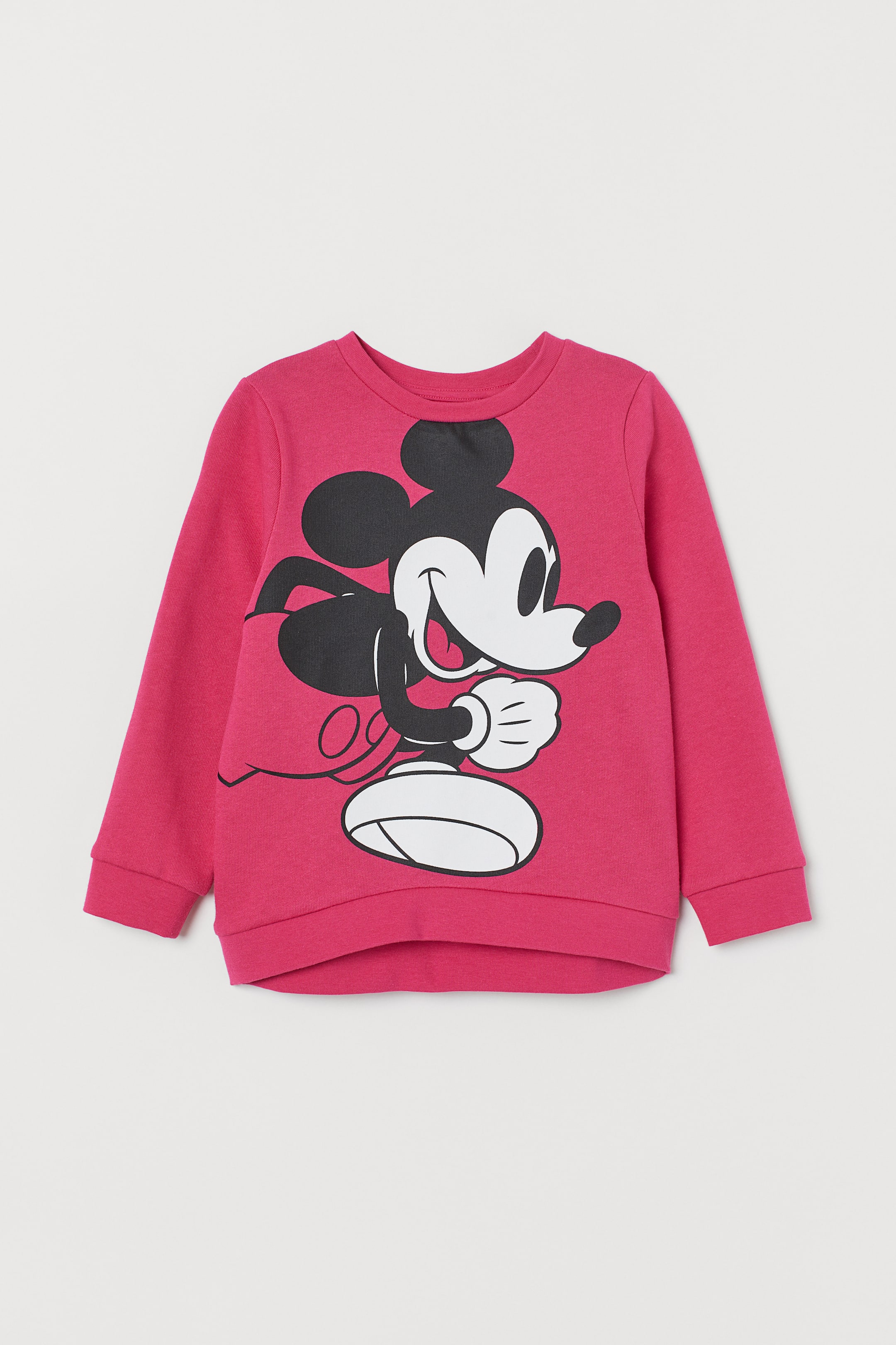 Sweatshirt with Motif - Cerise/Mickey Mouse - Kids | H&M US