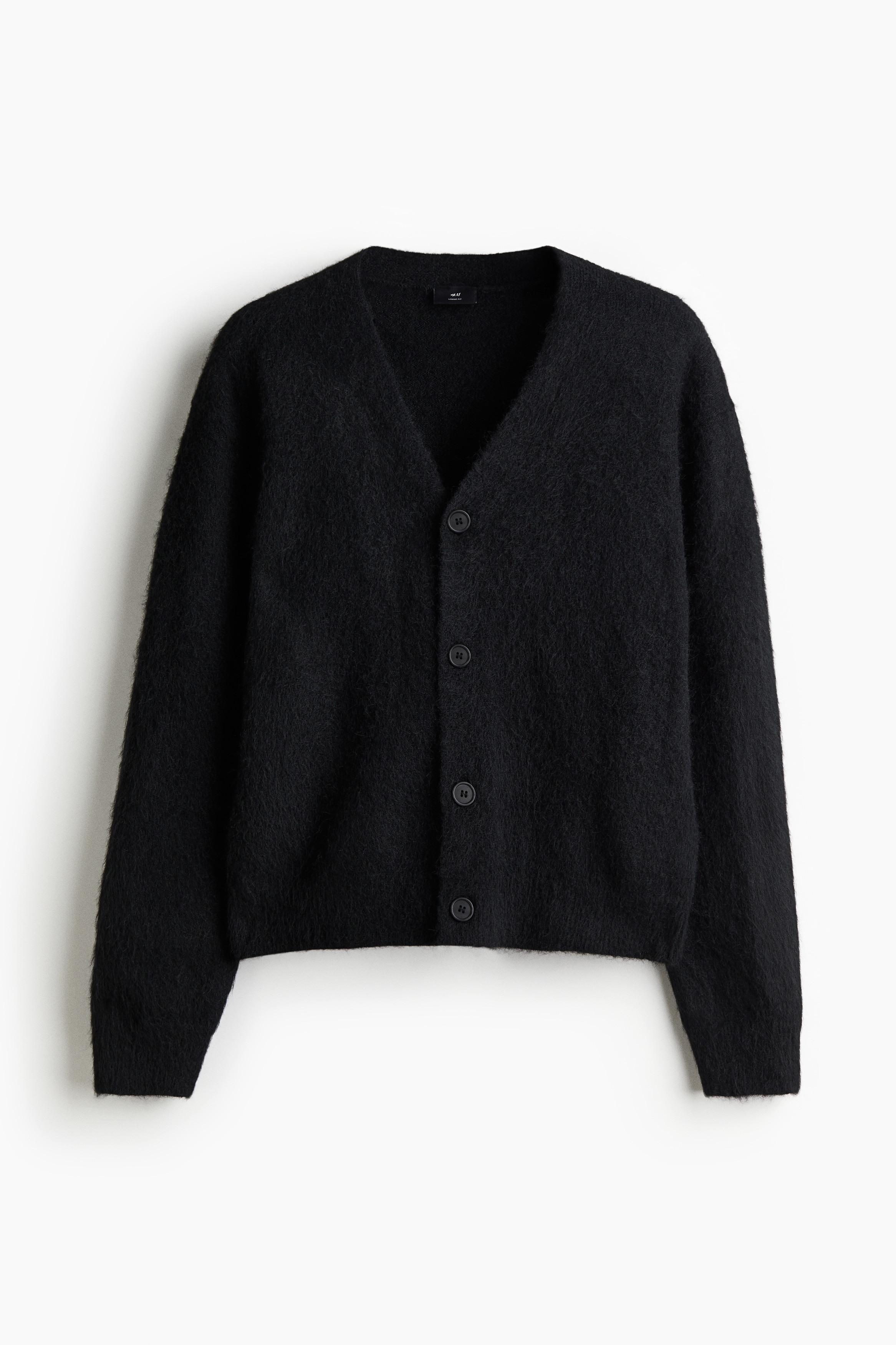 Gilet duveteux coupe ample - Noir/Beige foncé/Gris