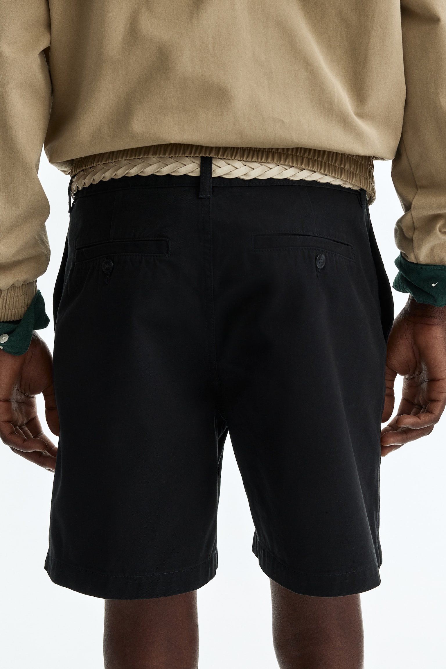 Relaxed Fit Chino shorts - Black/White/Beige/Khaki green/Light pink - 5