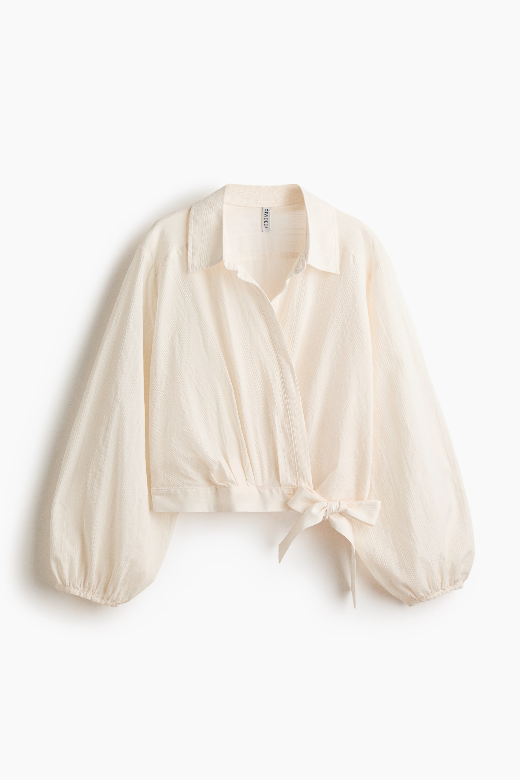 Cotton Wrap Shirt