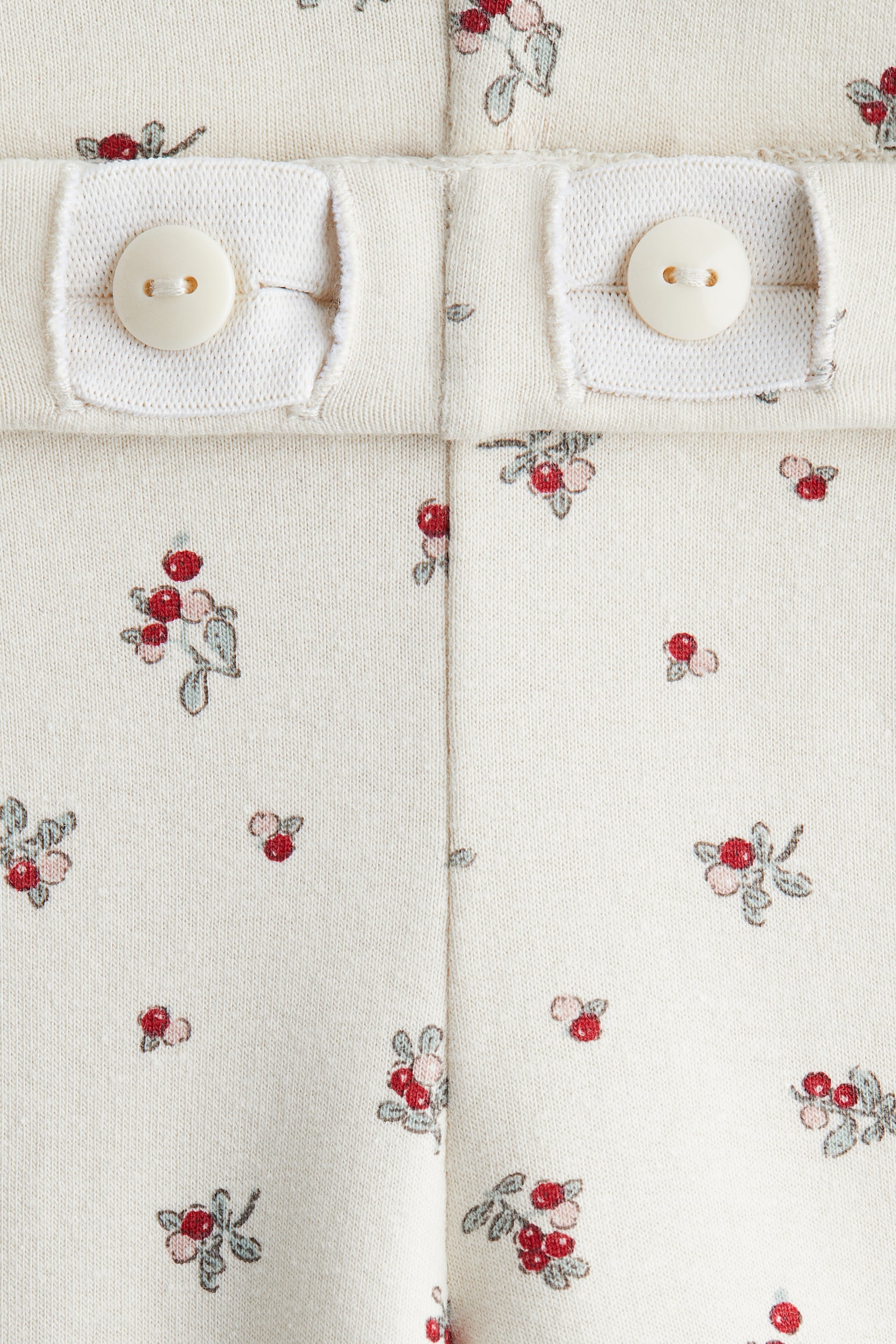 Leggings - Cream/Holly berries/Red/Checked/Black/Leopard print/Dark red/Hearts/Pink/Floral/Blue/Pink/Hearts/Black/Hearts/Pink/Unicorns/Red/Checked/Black/Unicorns/Light pink/Deer/Black/Light grey marl/Rainbows/Cream/Teddy bears/Cream/Bows/Peach/Harlequin-patterned - 2