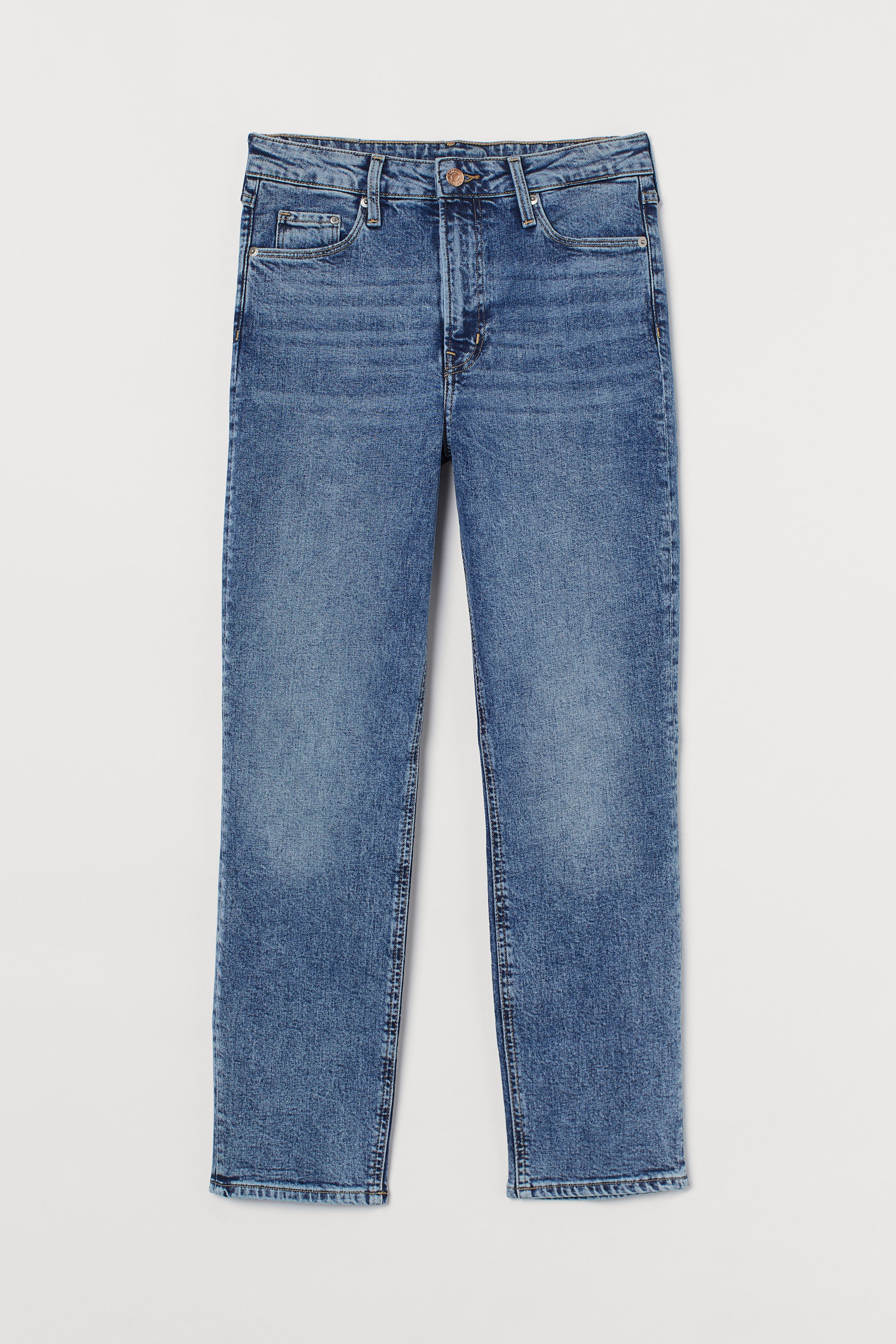 Vintage Slim High Ankle Jeans - Denim blue - Ladies | H&M US