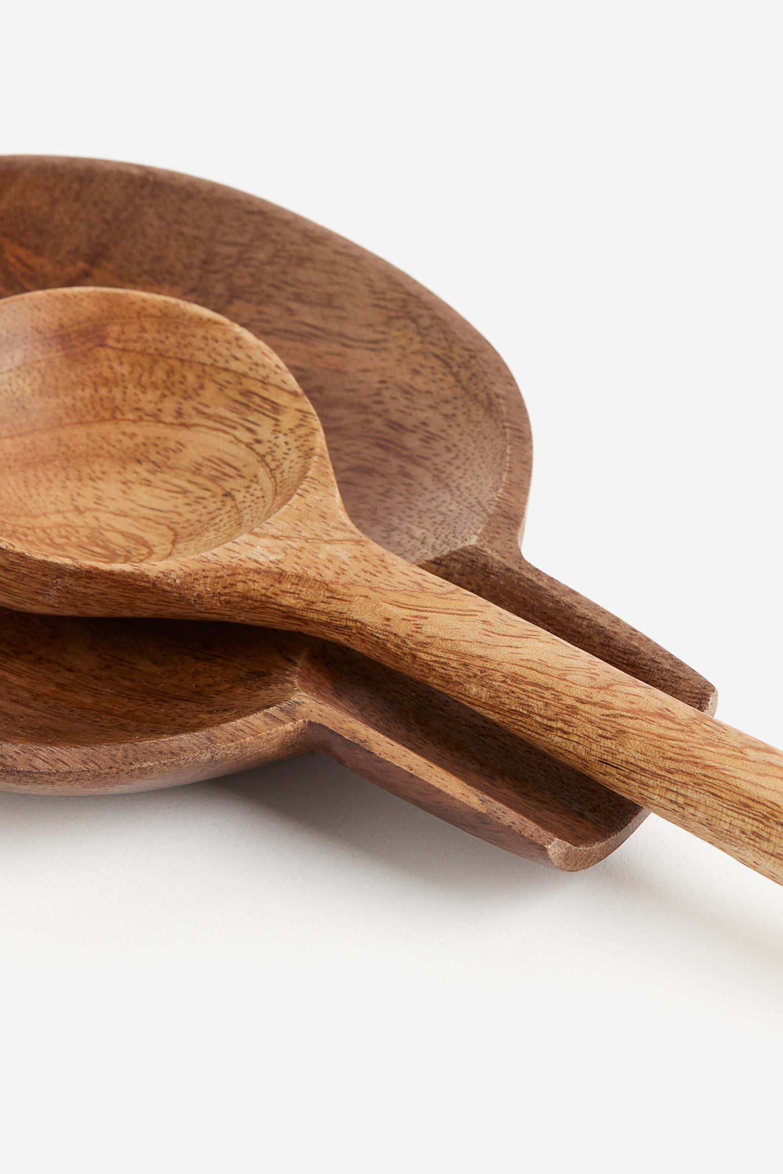 Mango wood spoon rest - Brown - 3