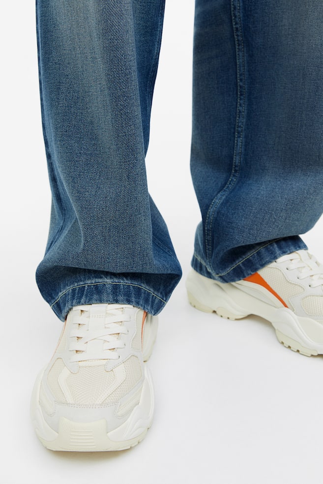 Chunky Sneaker - Weiss/Orange - 5