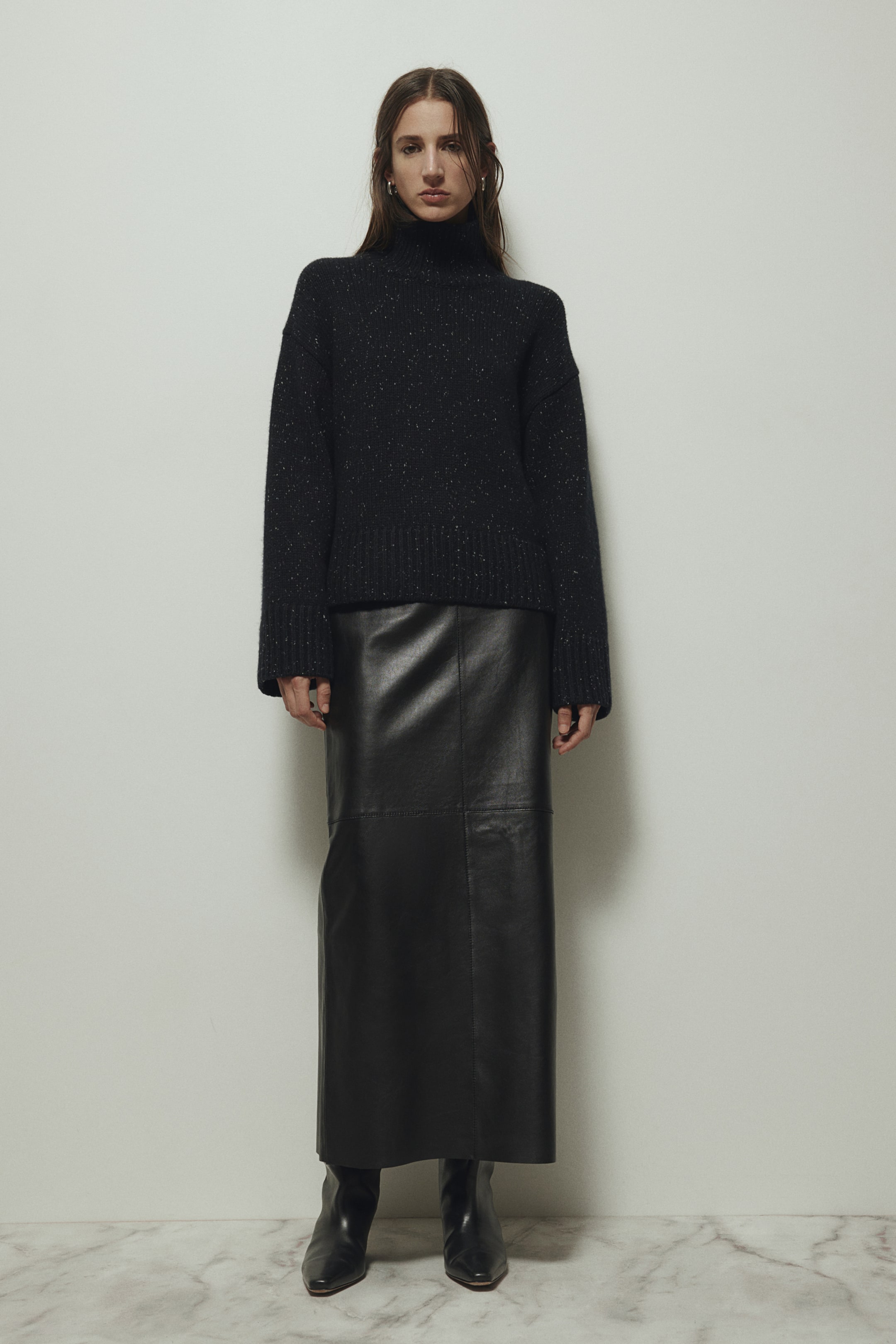 Wool-blend Mock-turtleneck Sweater