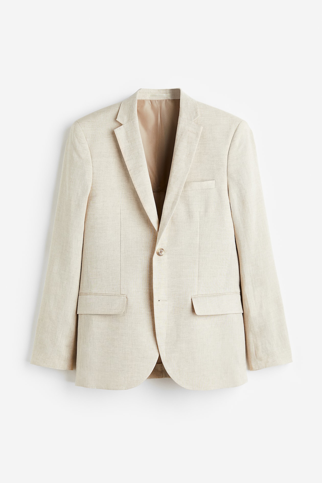 H&m Mens Slim Fit Linen Jacket Slim Fit Linen Jacket Light
