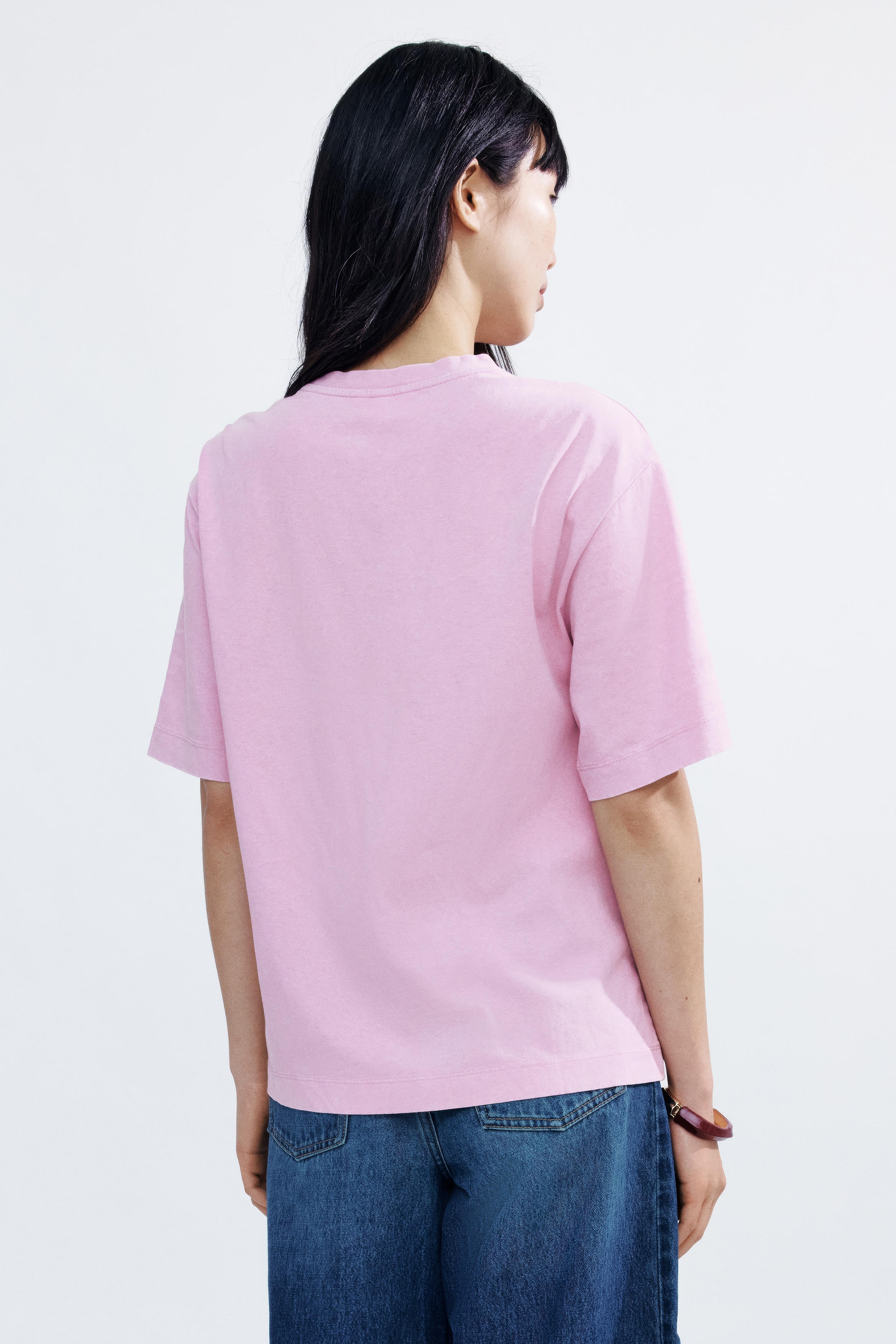 プリントTシャツ - ピンク／Undefined - レディース | H&M JP
