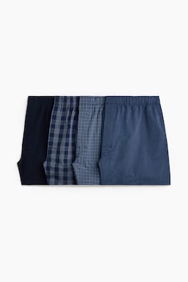 4-pack vävda boxershorts