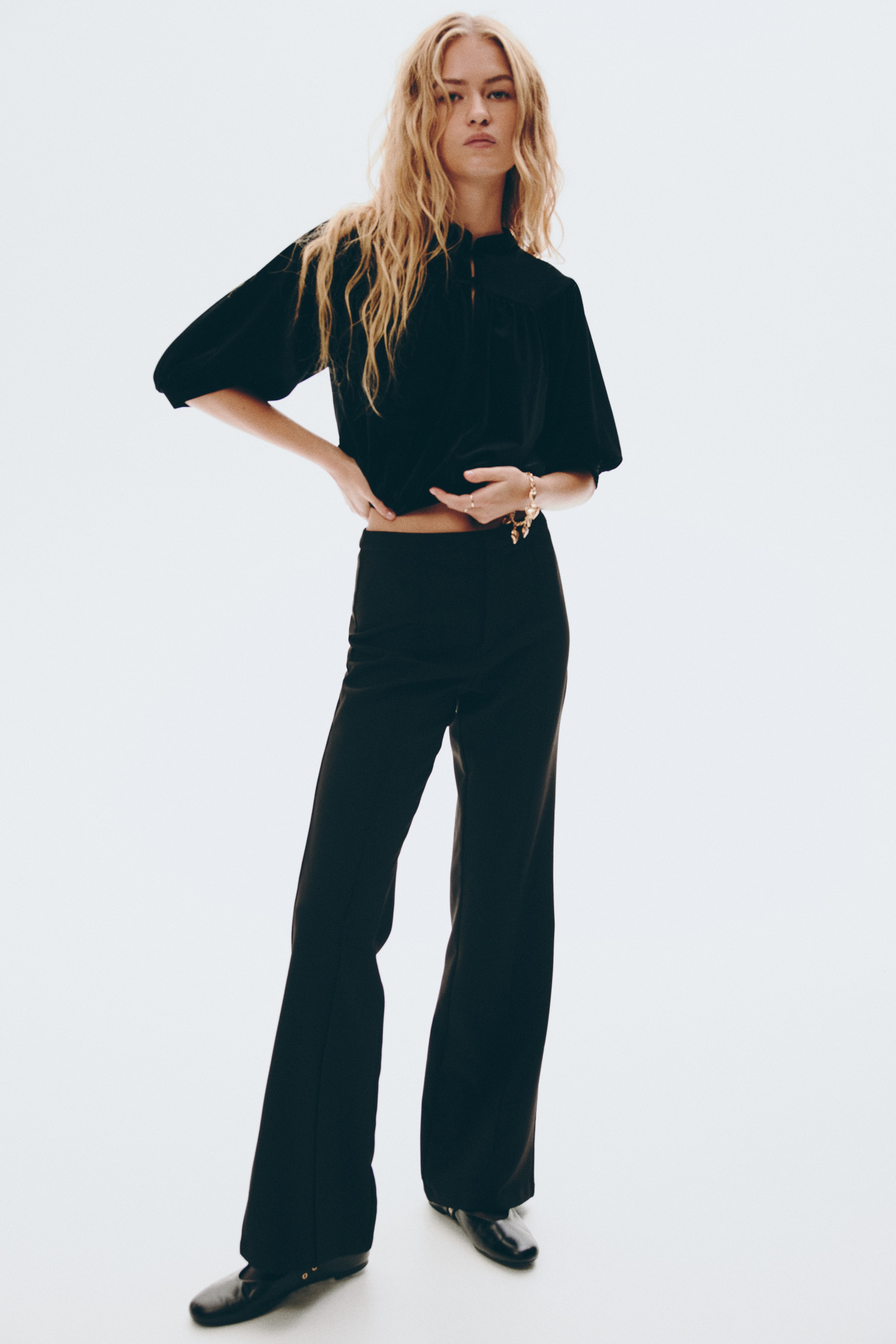 Flared trousers