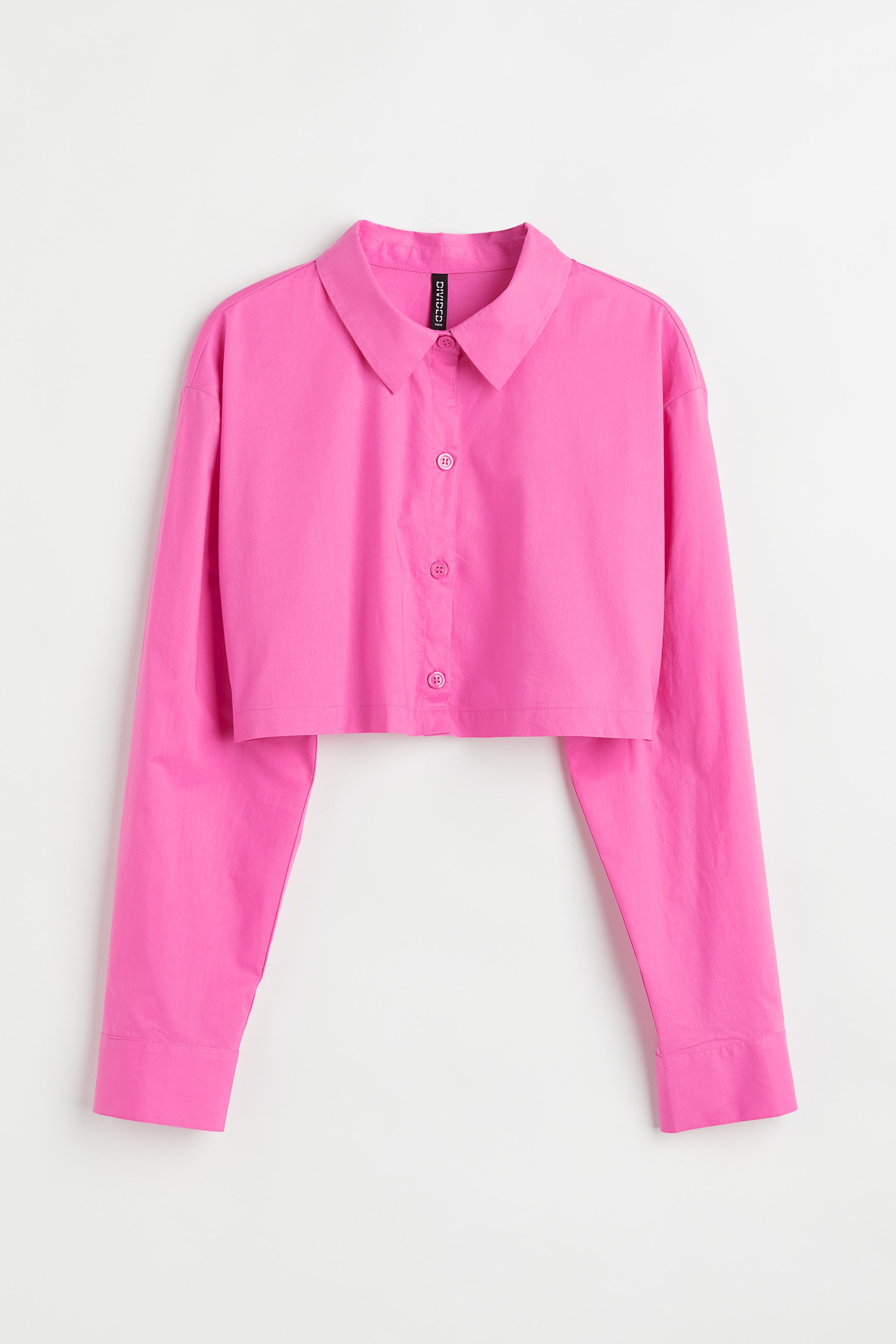 View larger image: Cropped shirt - Pink - Ladies | H&M IN 1
