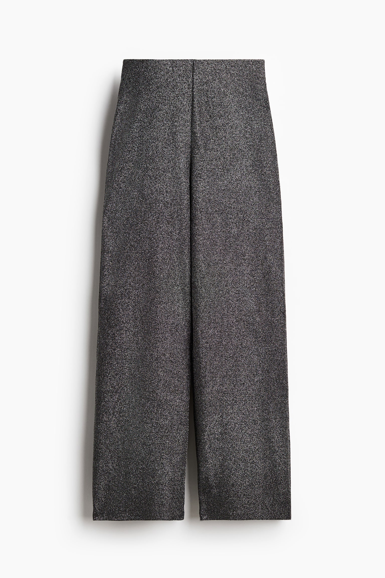 Straight jersey trousers - Dark grey/Glittery/Black/Glittery/Black/Rhinestones/Black - 2