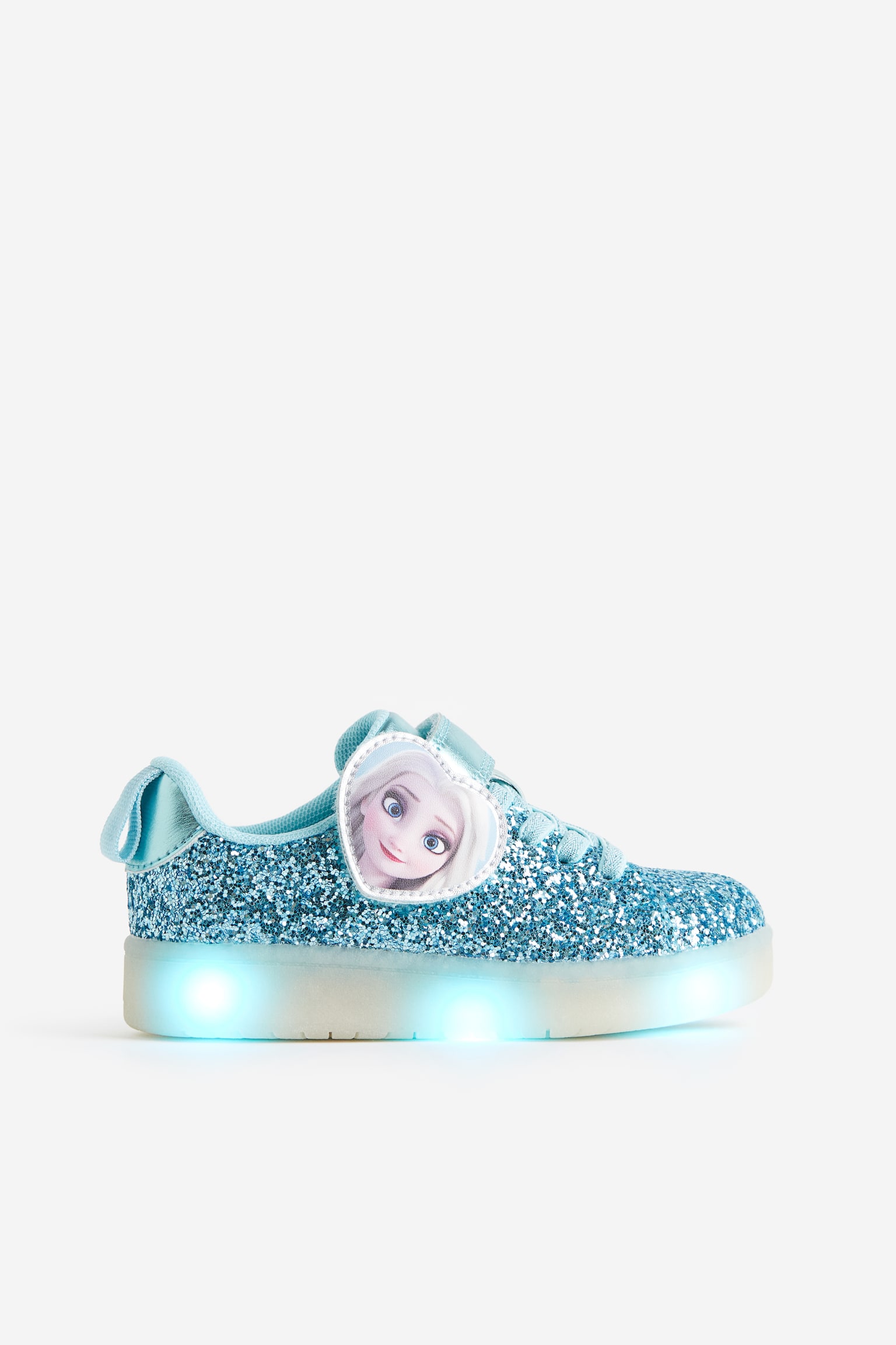 Flashing glitter trainers - Turquoise/Frozen/White/Frozen - 3