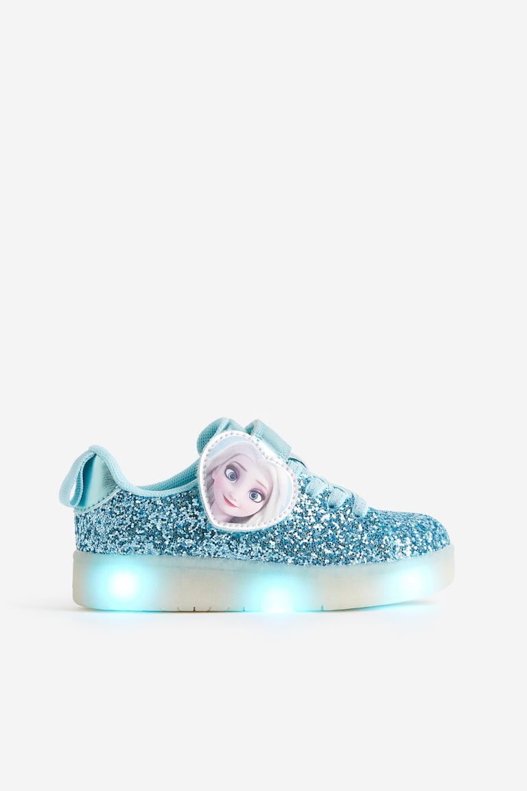 Sneakers glitter lampeggianti