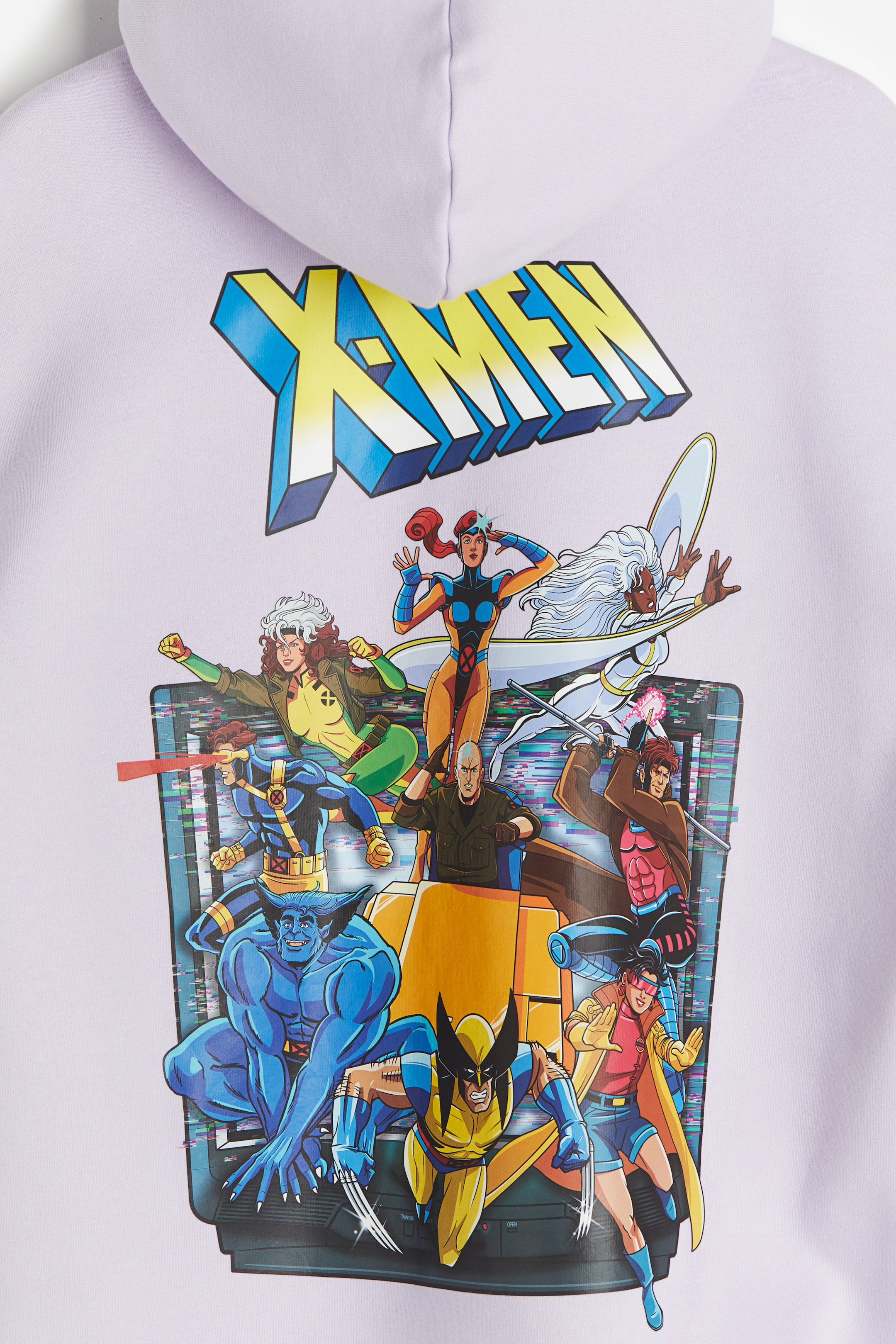 Loose Fit Hoodie - Purple/X-Men - Men | H&M US 2