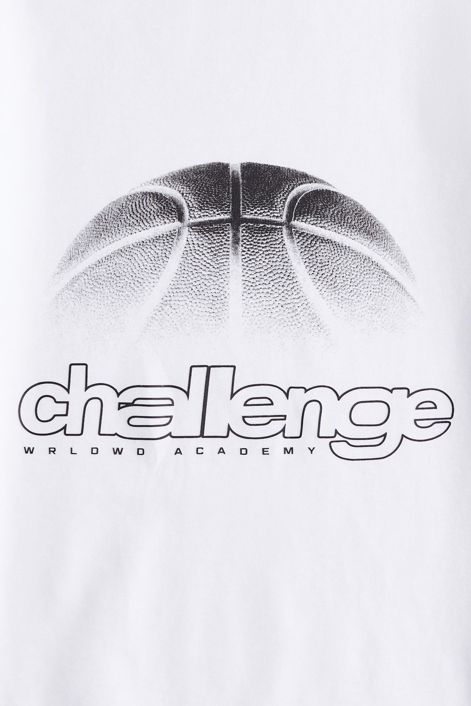 Printed cotton T-shirt - White/Challenge/Black/Break Through/Light grey marl - 2