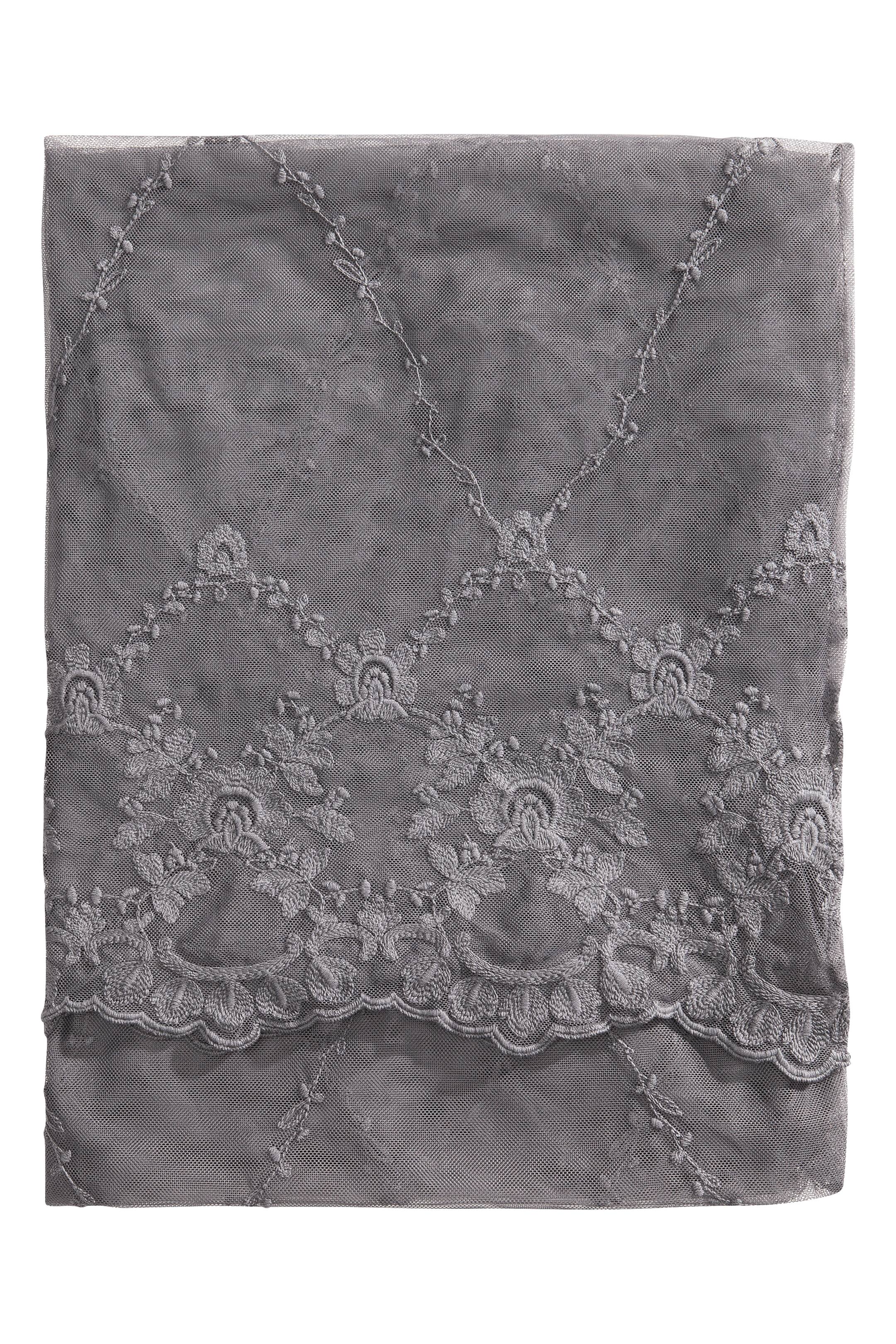 Agrandir l'image: Nappe en dentelle - Gris - Home All | H&M FR 1