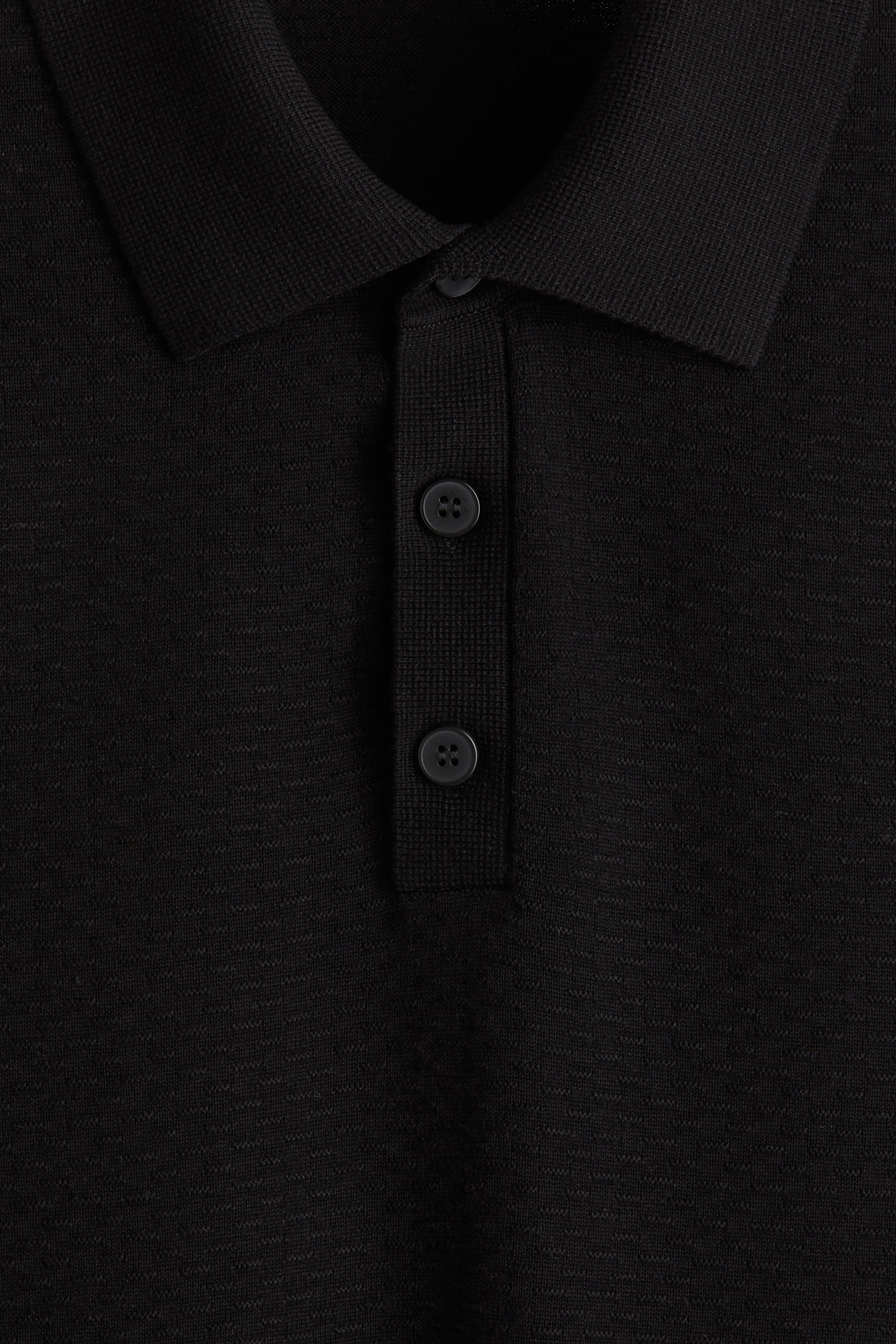 Slim-Fit Textured Polo Shirt
