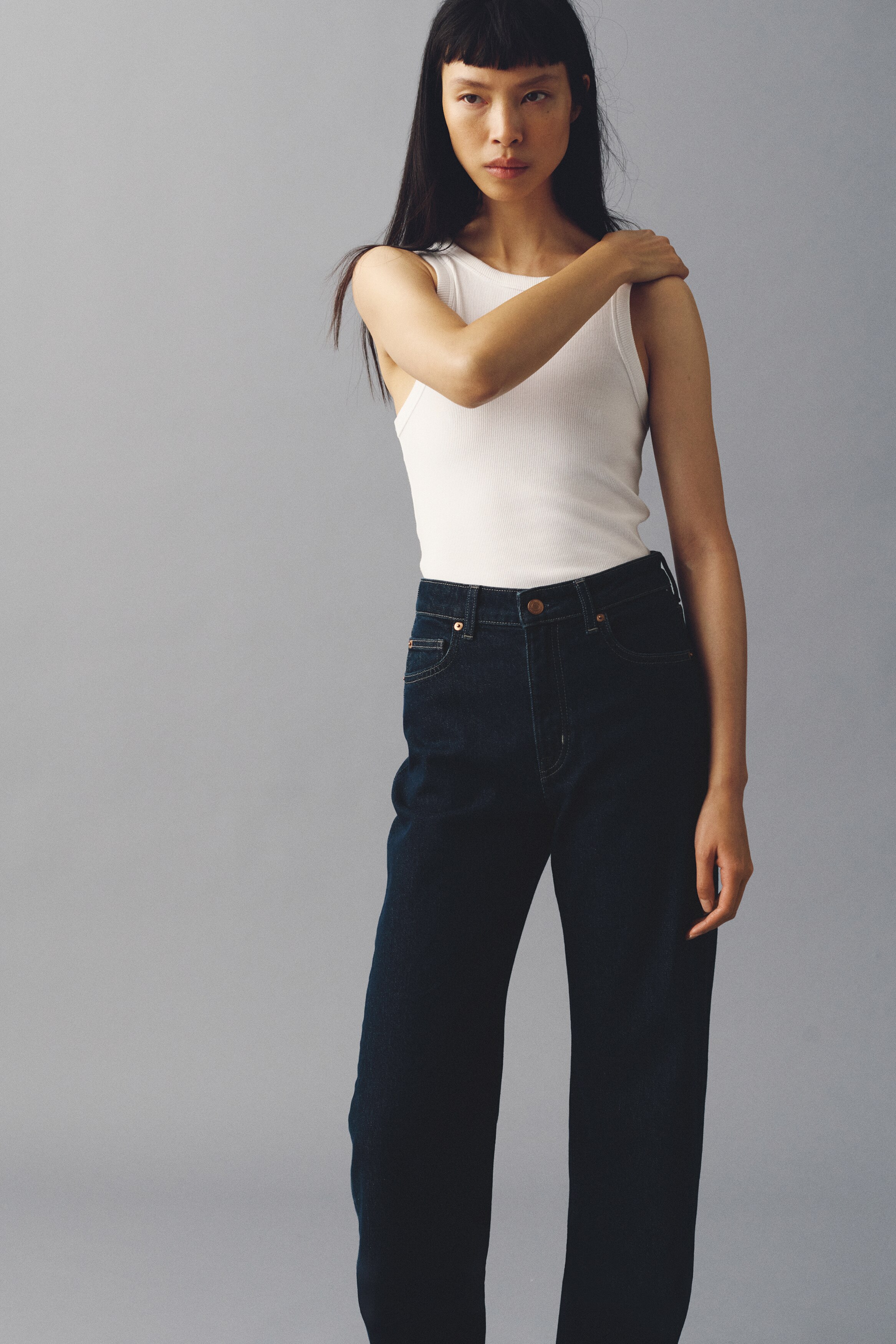 Wide High Jeans