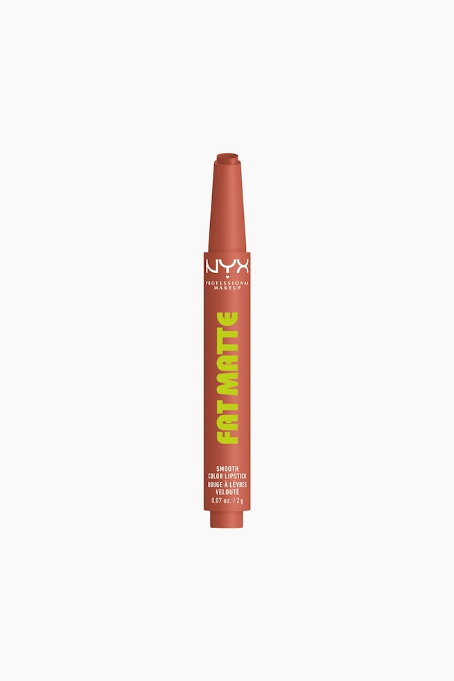 Fat Matte Smooth Color Lipstick - Cozy Whipped 01/Rose Robe/Cashemere Cutie 02/Toasty Taupe/Hibiscus Hug/Mauve Cloud/Flamingo Feather/Pink Puff/Blush Blanket/Fuzzy Flame - 1