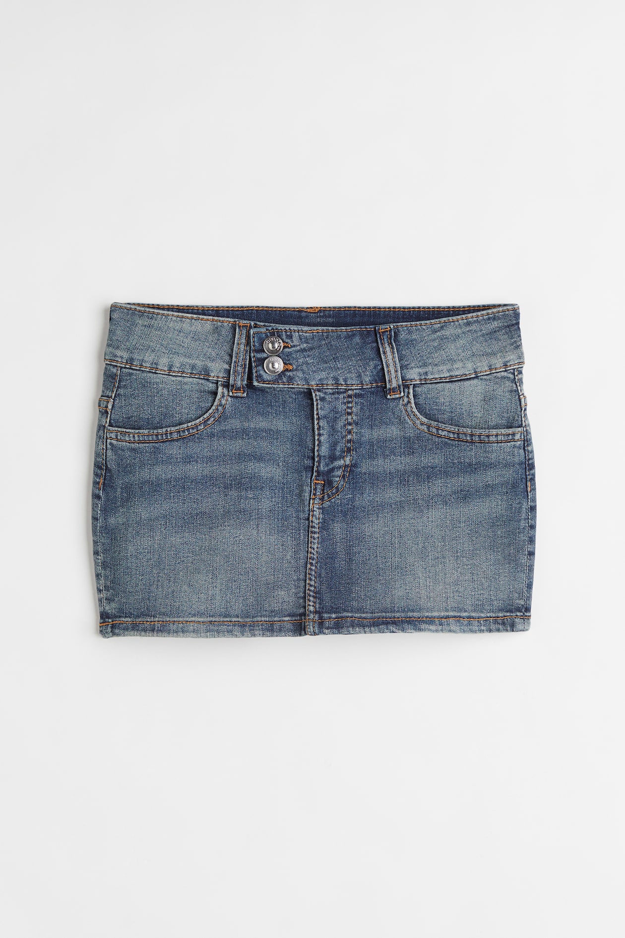 Minijupe en denim - Denim blue - FEMME | H&M FR