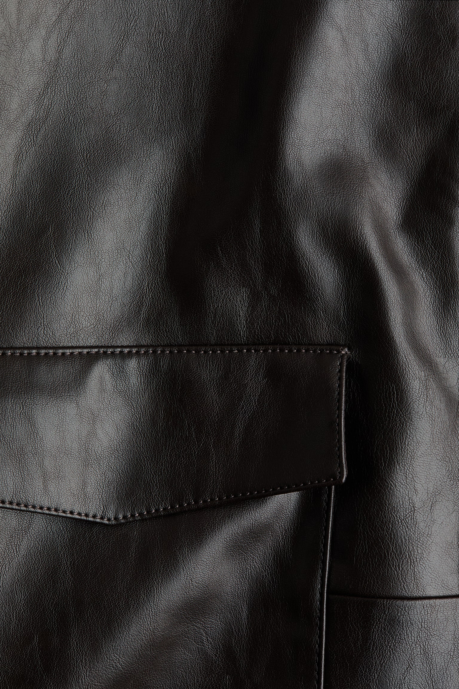 Veste en tissu enduit - Marron foncé - 6